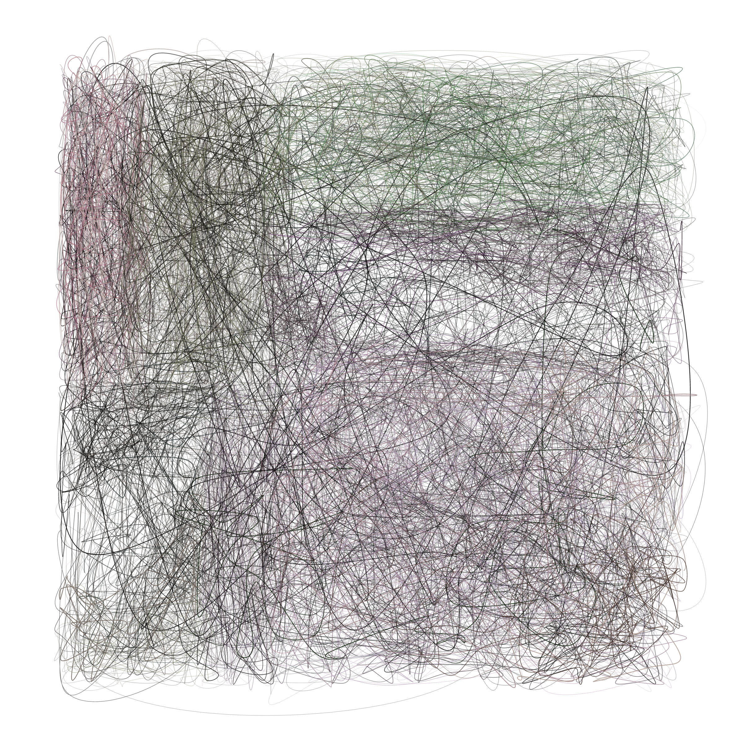 Art Blocks - Art Blocks v2 - Scribbled Boundaries #201 - NFT # 131000201