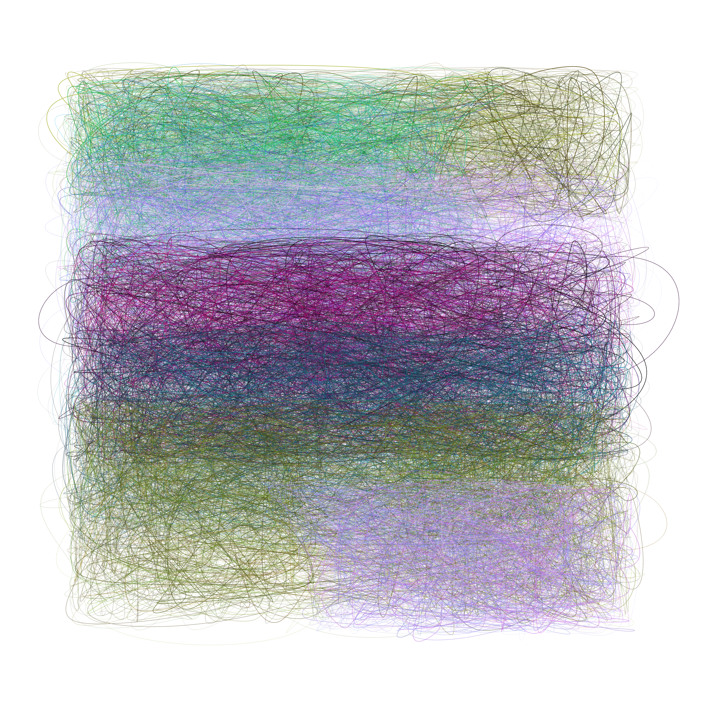 Art Blocks - Art Blocks v2 - Scribbled Boundaries #202 - NFT # 131000202