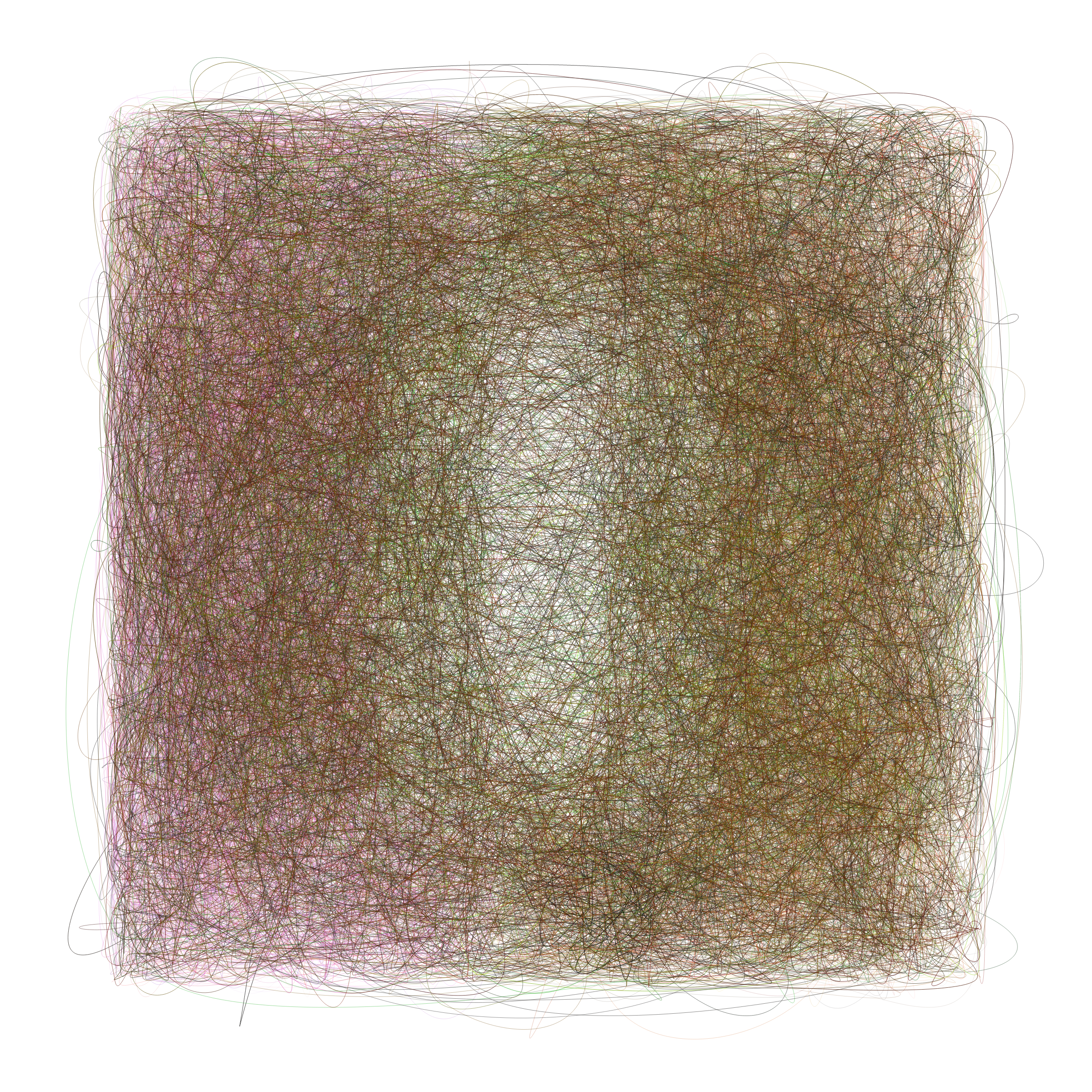 Art Blocks - Art Blocks v2 - Scribbled Boundaries #204 - NFT # 131000204