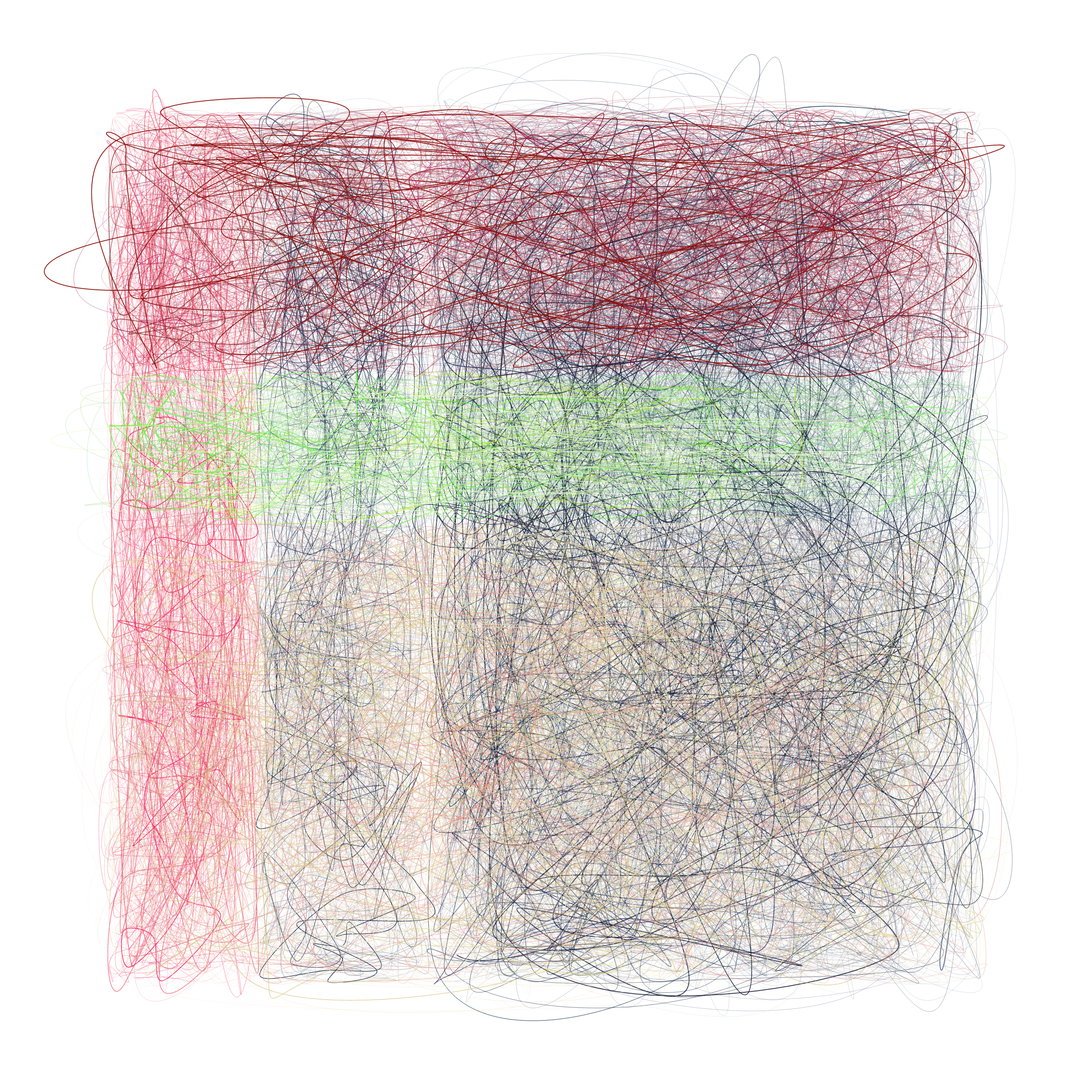 Art Blocks - Art Blocks v2 - Scribbled Boundaries #205 - NFT # 131000205