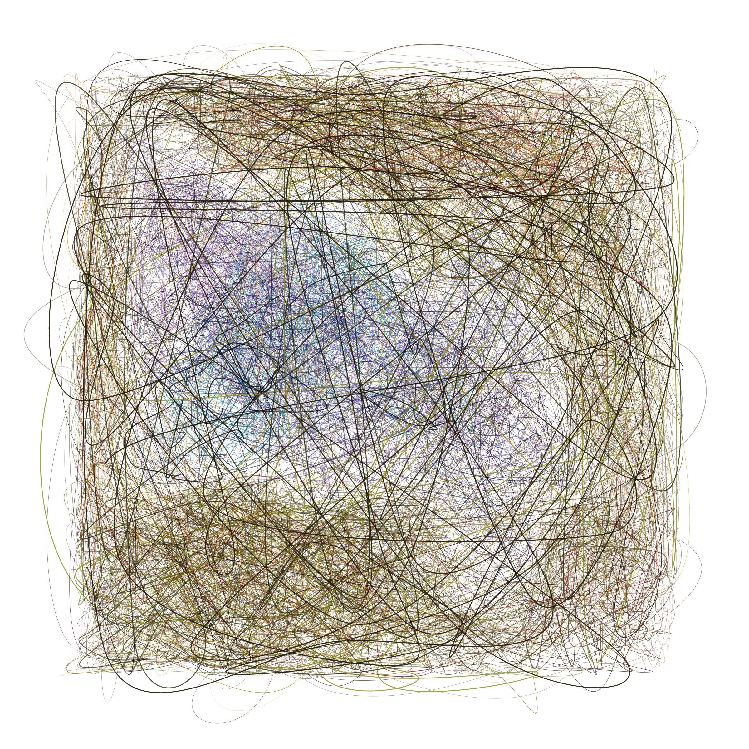 Art Blocks - Art Blocks v2 - Scribbled Boundaries #209 - NFT # 131000209