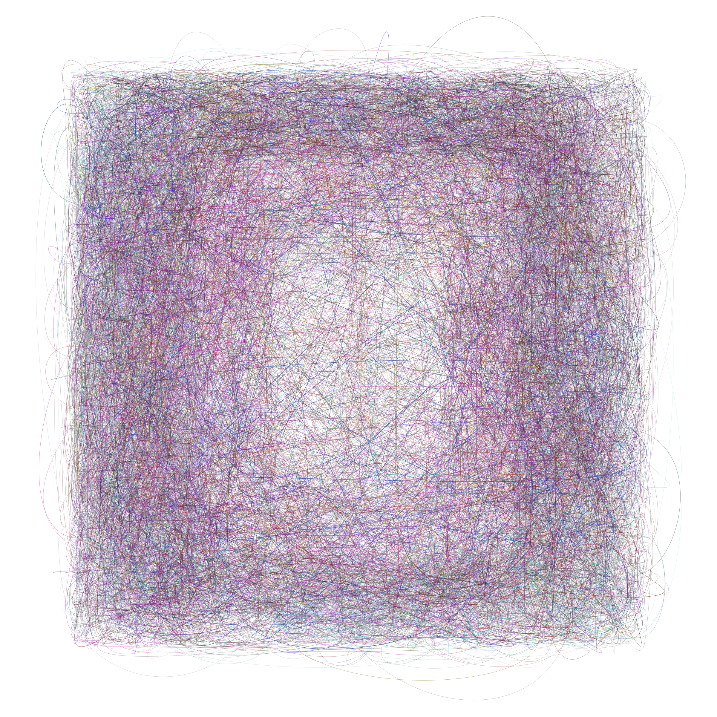 Art Blocks - Art Blocks v2 - Scribbled Boundaries #217 - NFT # 131000217