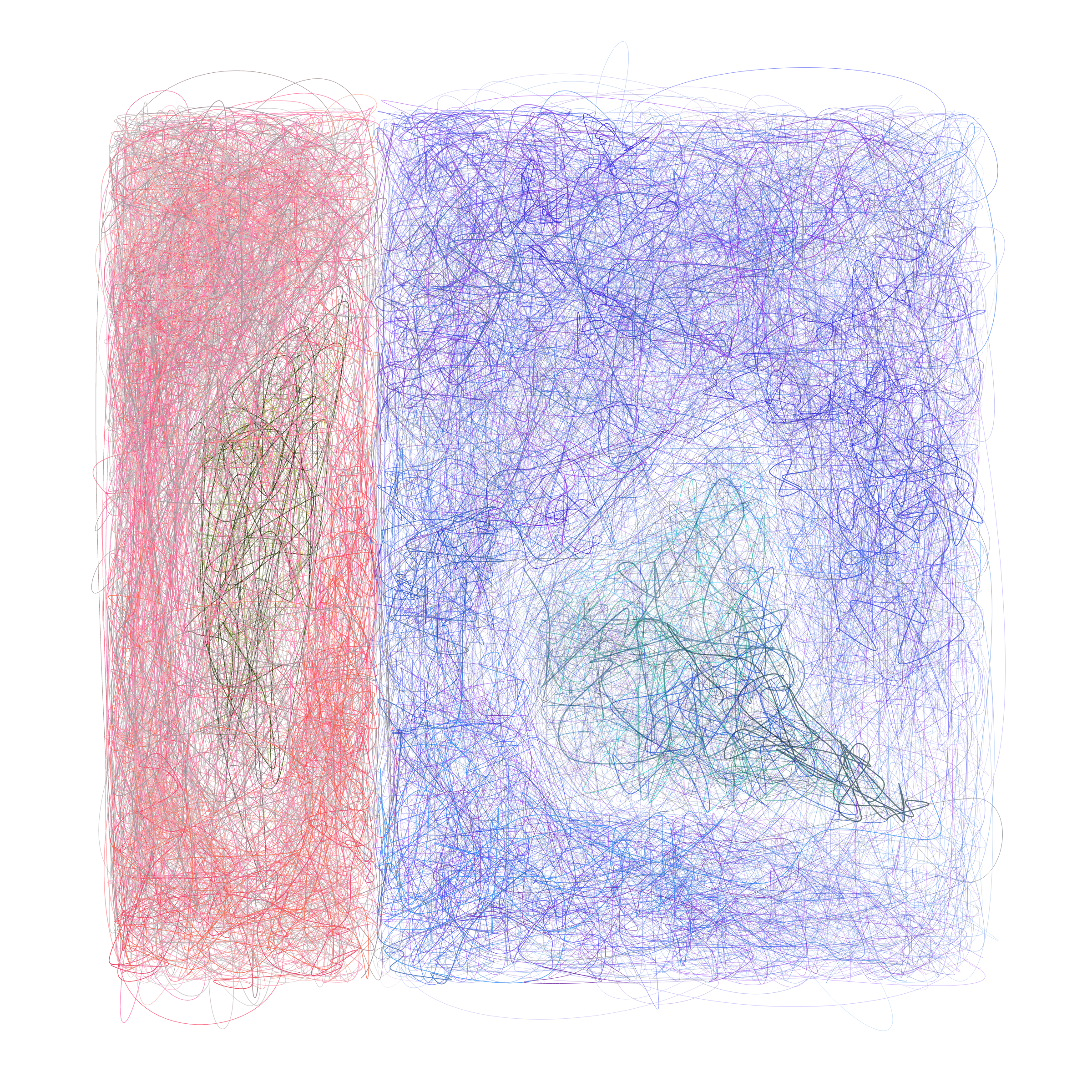 Art Blocks - Art Blocks v2 - Scribbled Boundaries #218 - NFT # 131000218