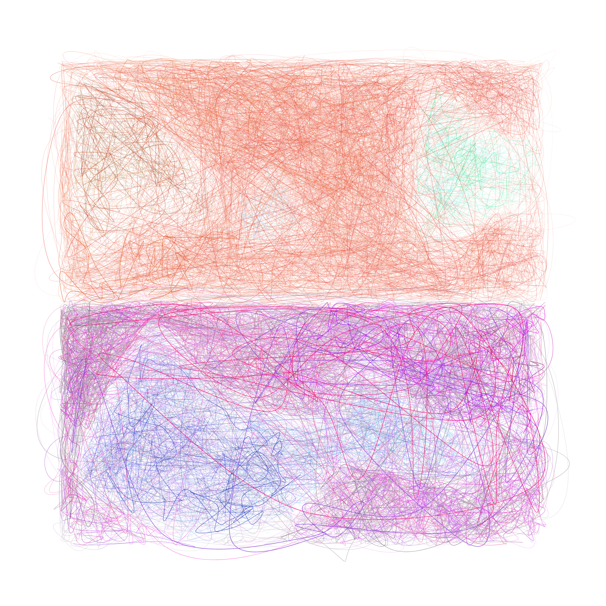 Art Blocks - Art Blocks v2 - Scribbled Boundaries #219 - NFT # 131000219