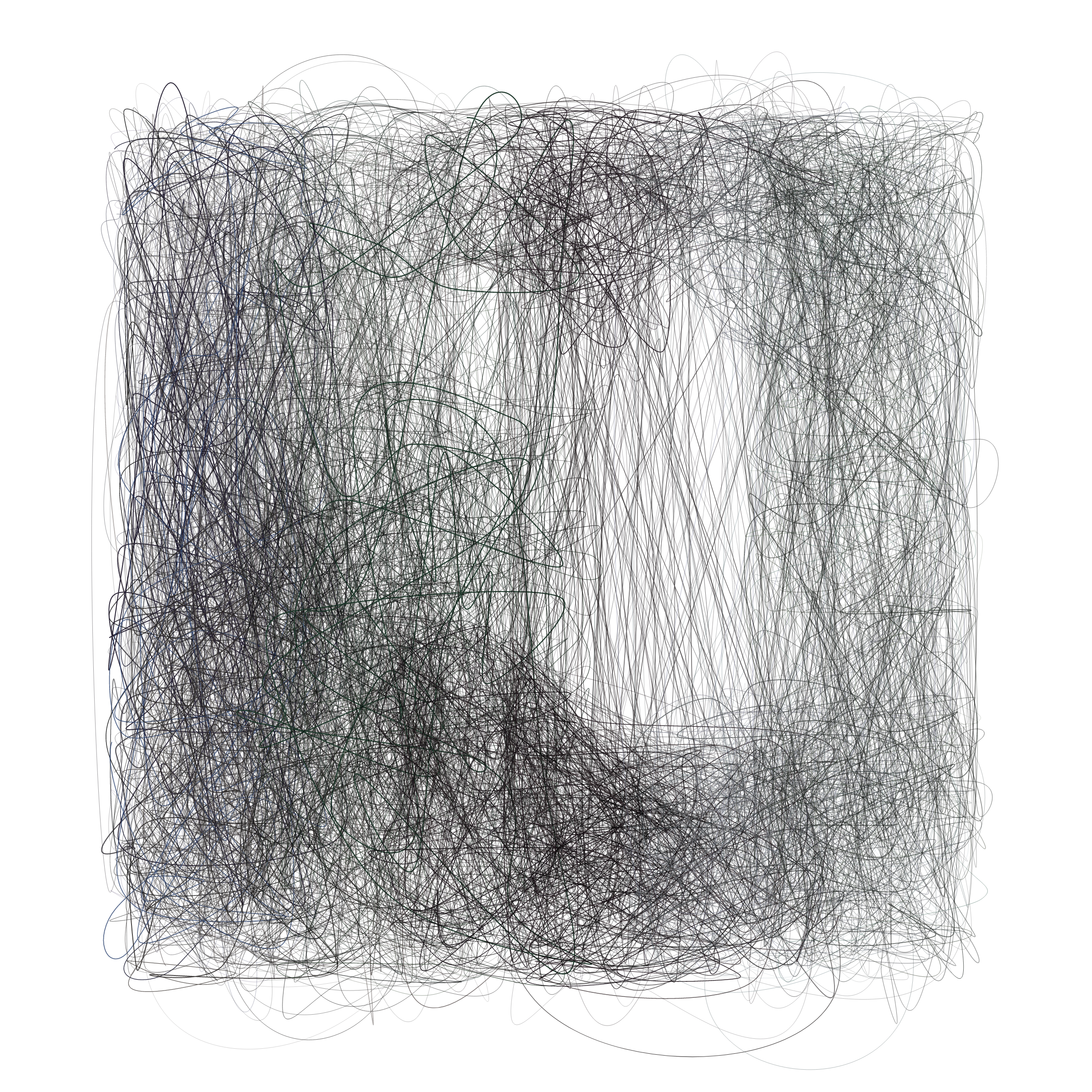 Art Blocks - Art Blocks v2 - Scribbled Boundaries #222 - NFT # 131000222