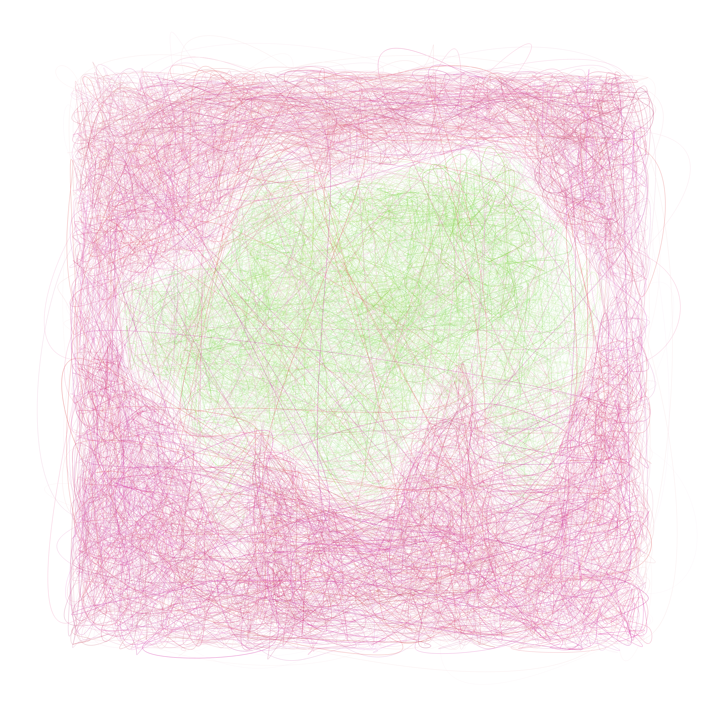 Art Blocks - Art Blocks v2 - Scribbled Boundaries #224 - NFT # 131000224