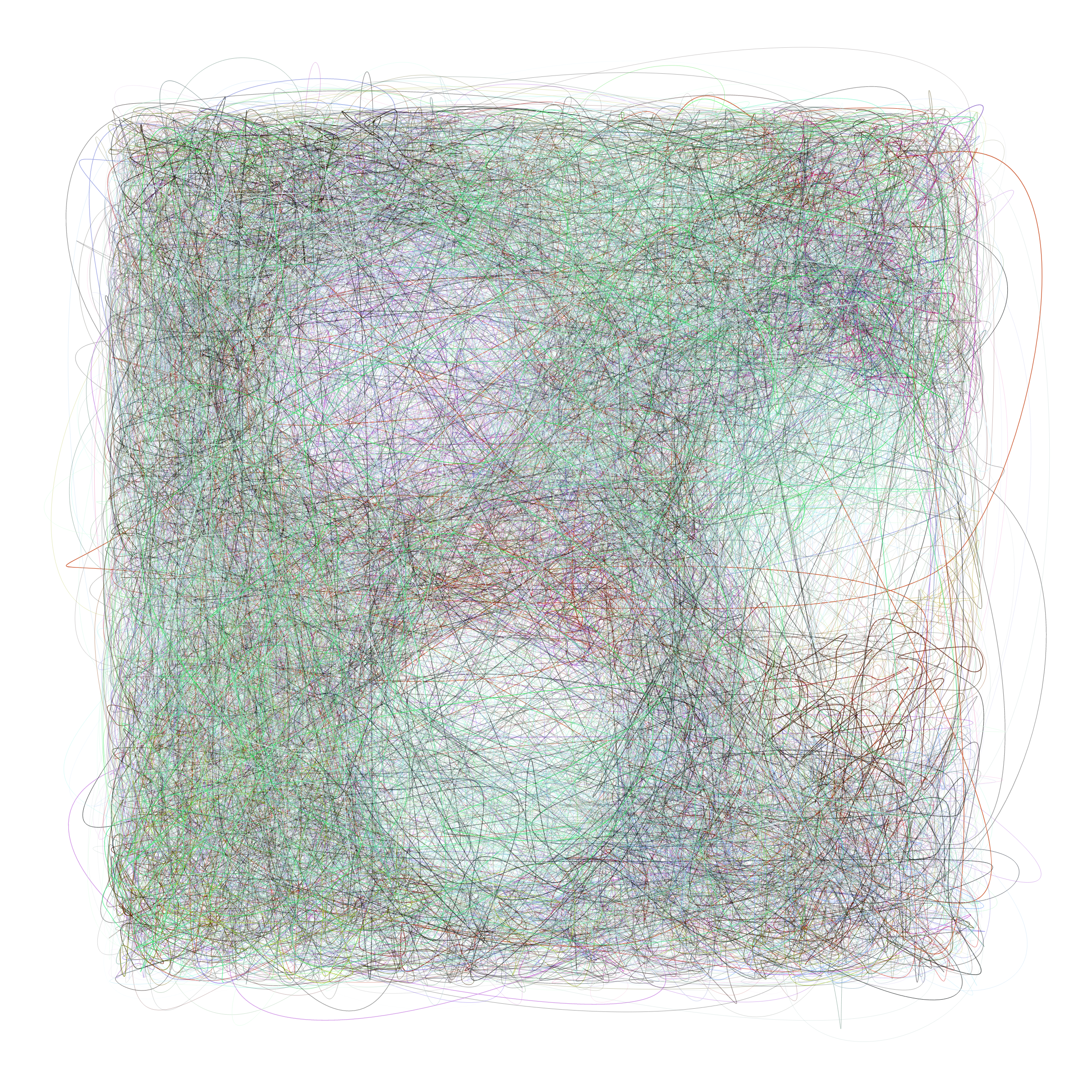 Art Blocks - Art Blocks v2 - Scribbled Boundaries #225 - NFT # 131000225