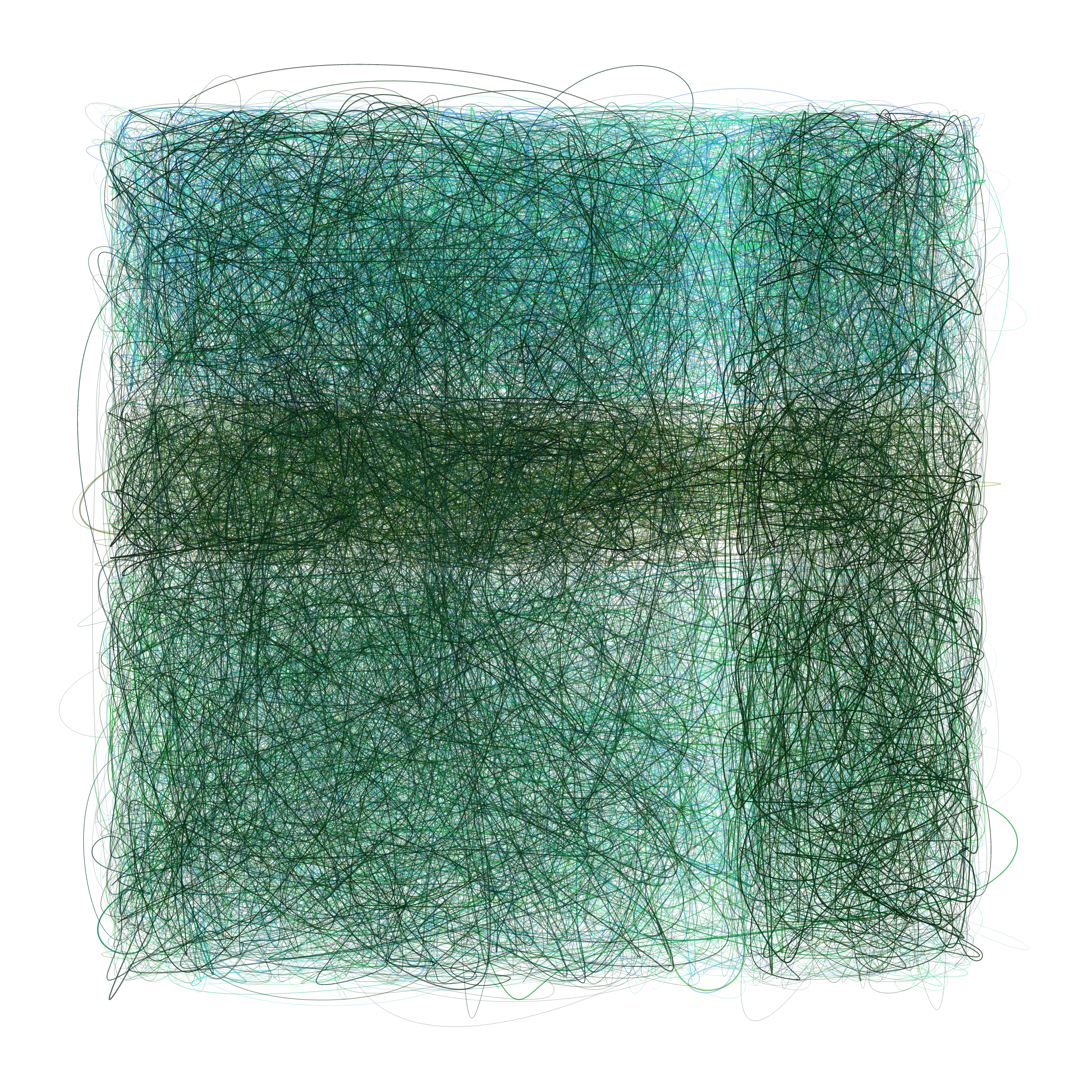 Art Blocks - Art Blocks v2 - Scribbled Boundaries #228 - NFT # 131000228