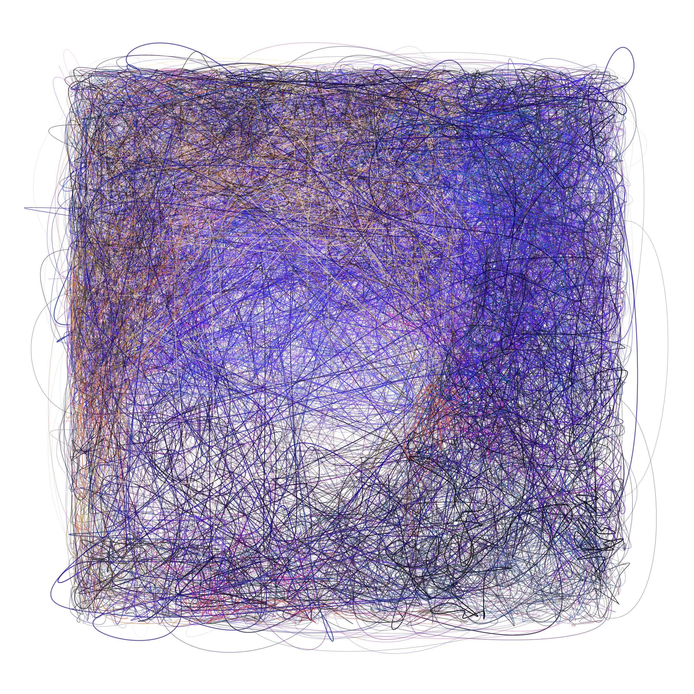 Art Blocks - Art Blocks v2 - Scribbled Boundaries #234 - NFT # 131000234