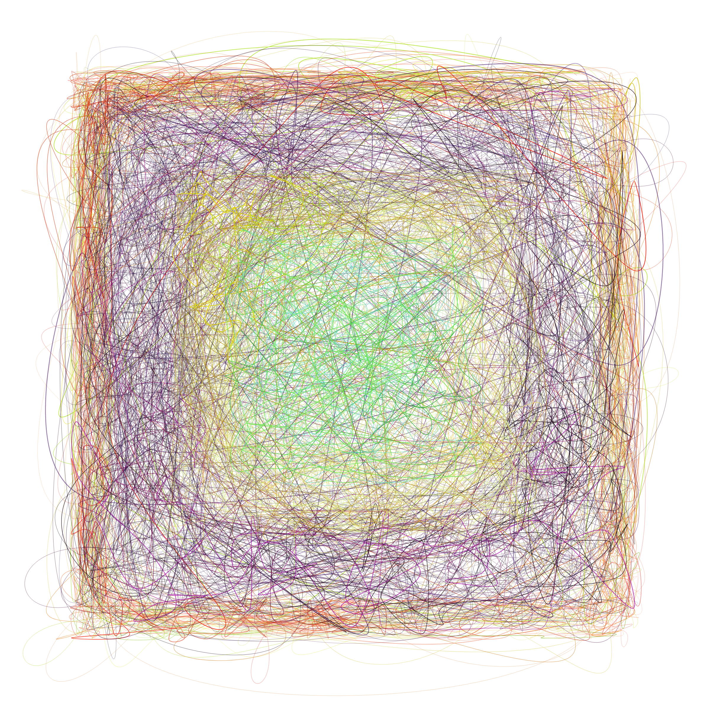 Art Blocks - Art Blocks v2 - Scribbled Boundaries #241 - NFT # 131000241