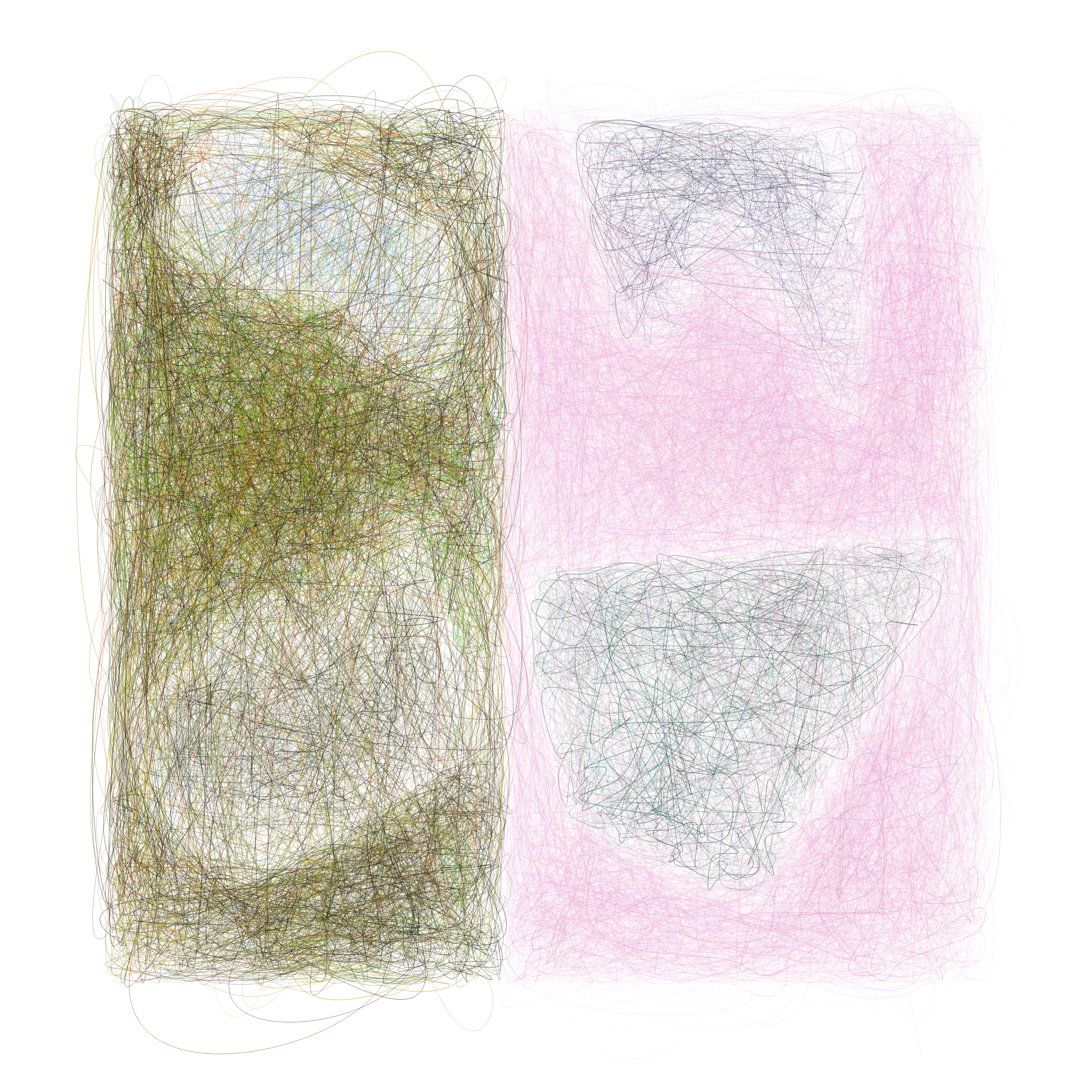 Art Blocks - Art Blocks v2 - Scribbled Boundaries #242 - NFT # 131000242