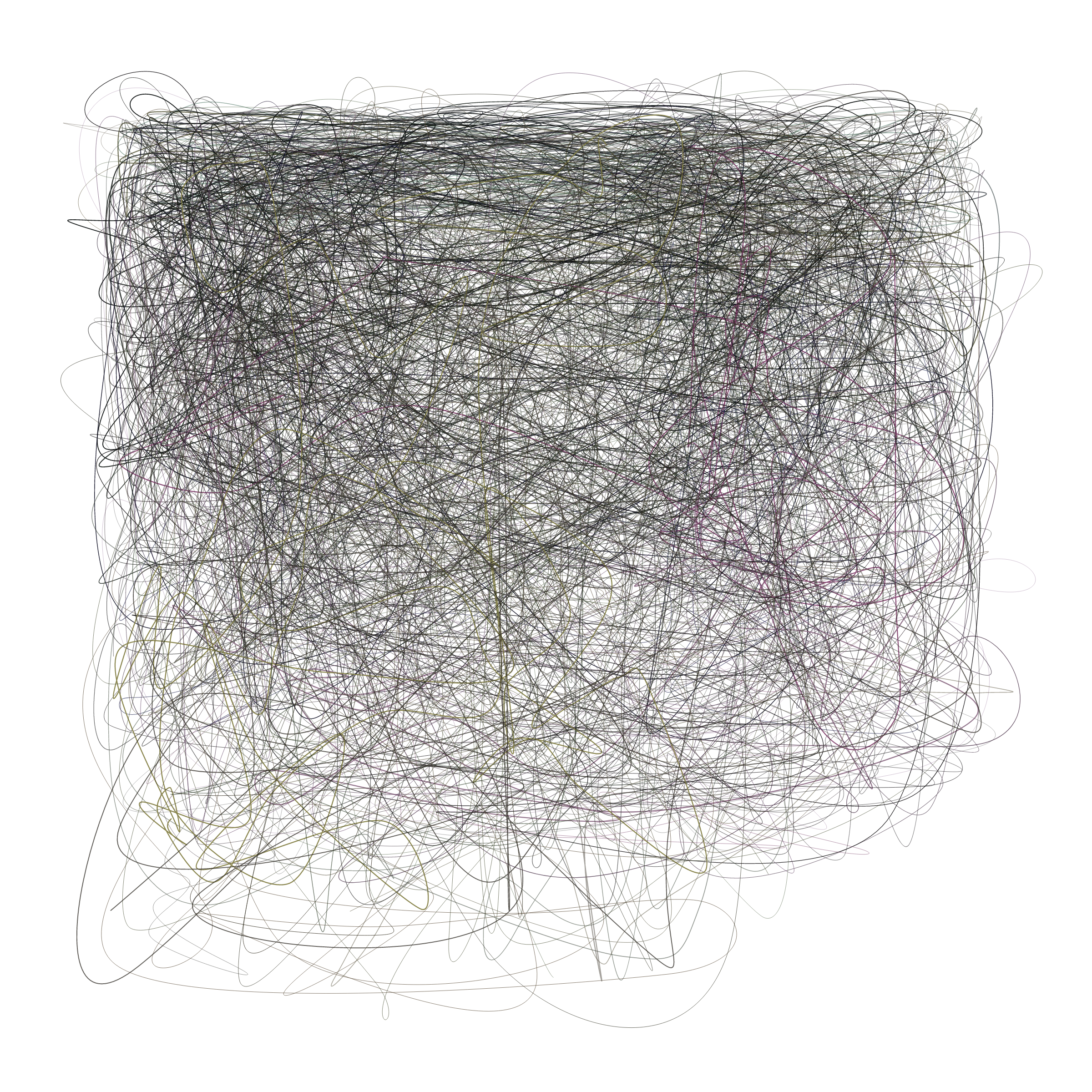 Art Blocks - Art Blocks v2 - Scribbled Boundaries #244 - NFT # 131000244