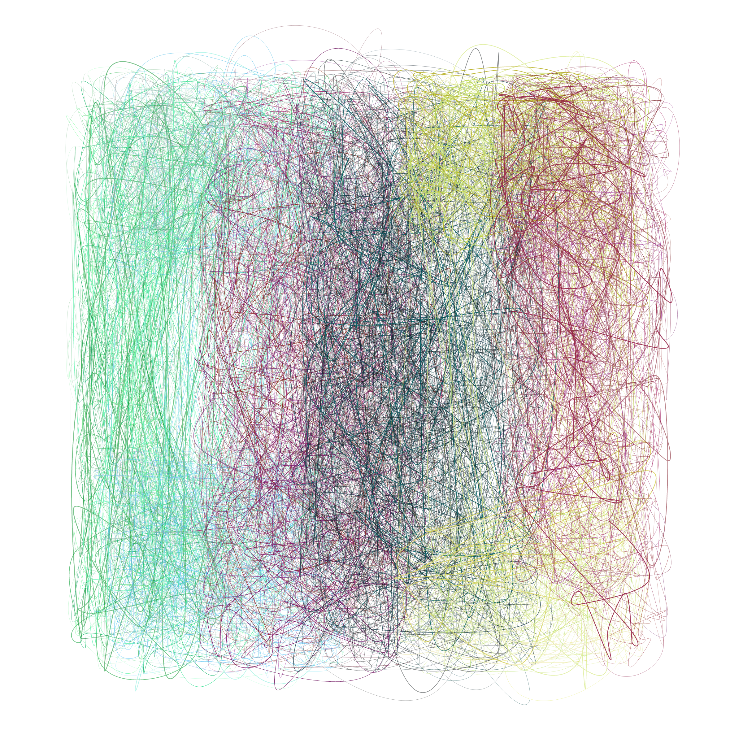 Art Blocks - Art Blocks v2 - Scribbled Boundaries #247 - NFT # 131000247