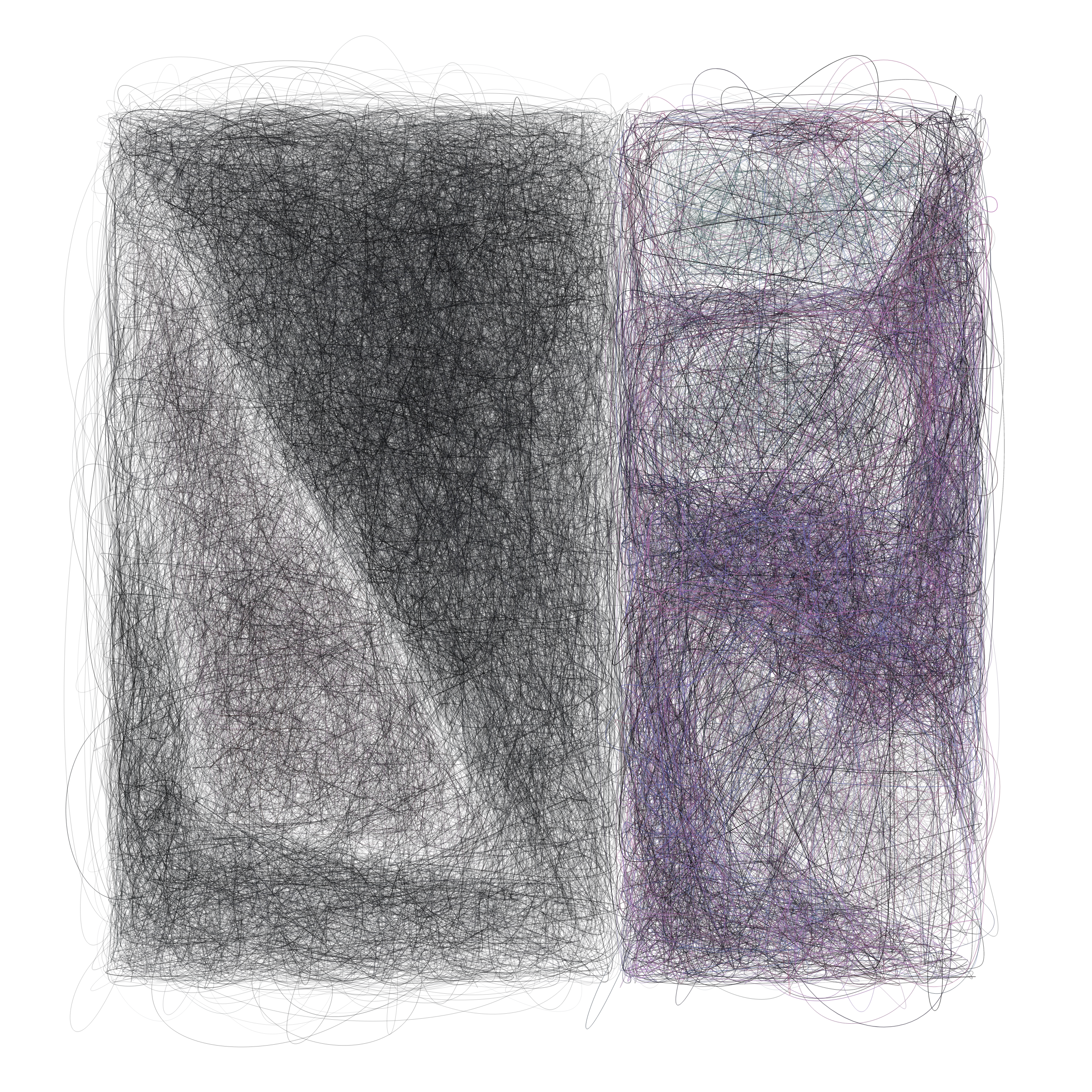 Art Blocks - Art Blocks v2 - Scribbled Boundaries #248 - NFT # 131000248