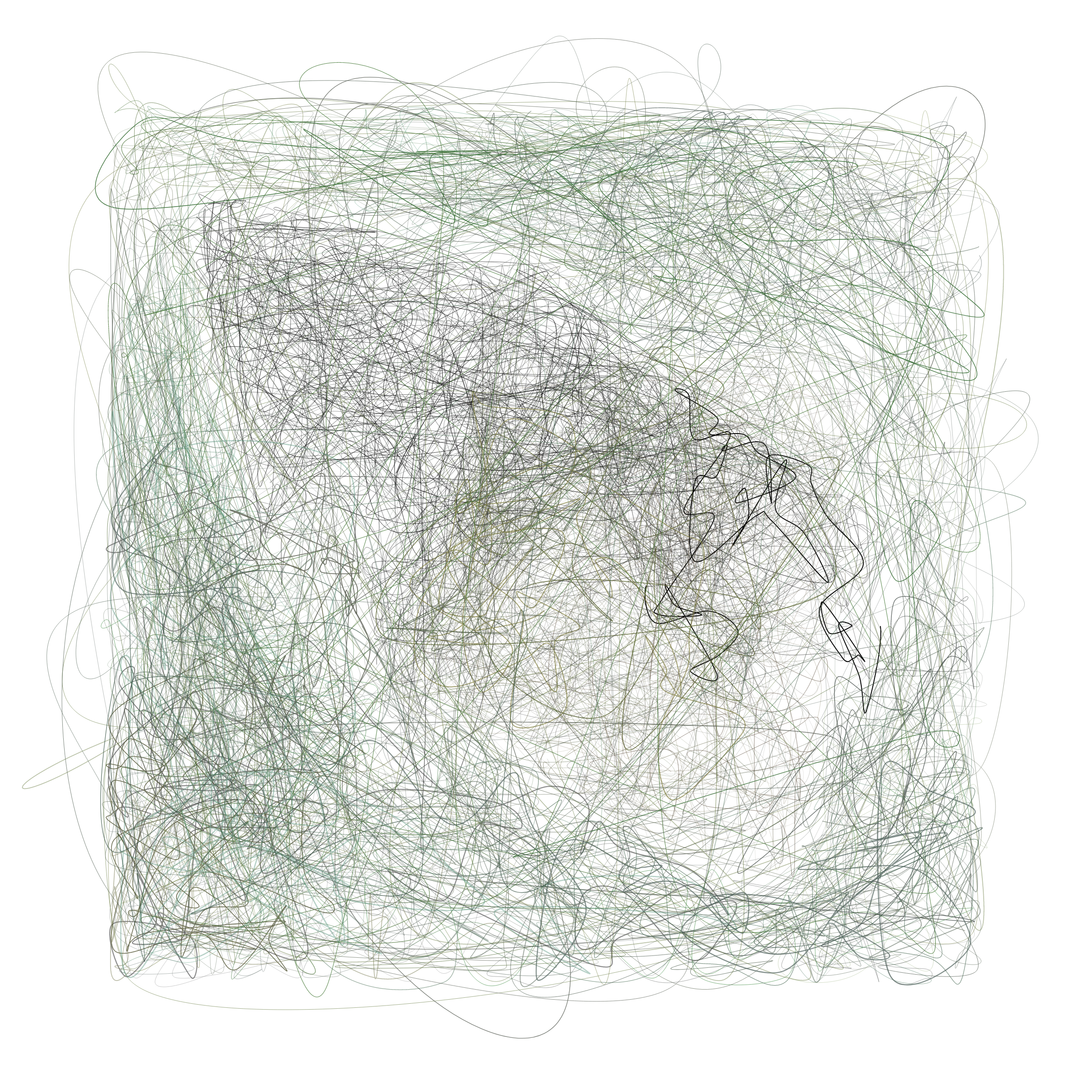 Art Blocks - Art Blocks v2 - Scribbled Boundaries #252 - NFT # 131000252