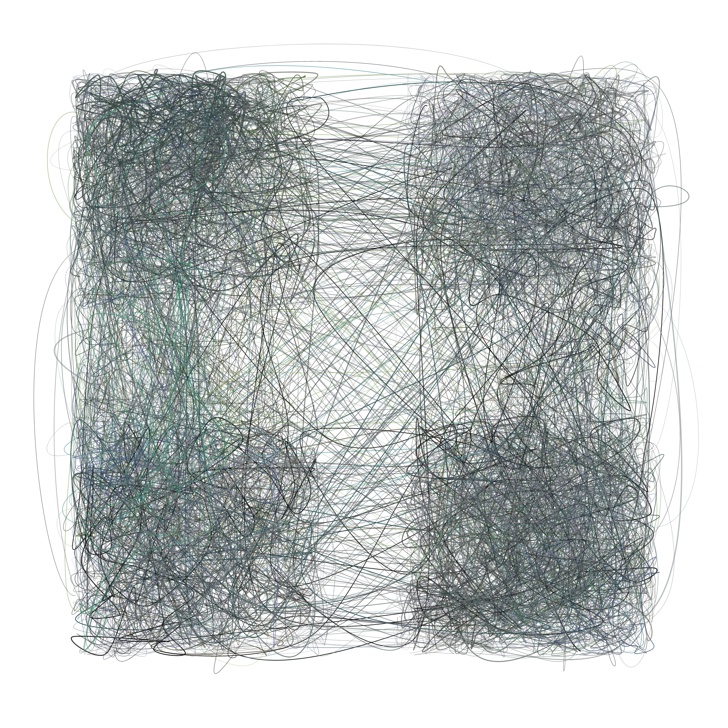 Art Blocks - Art Blocks v2 - Scribbled Boundaries #253 - NFT # 131000253