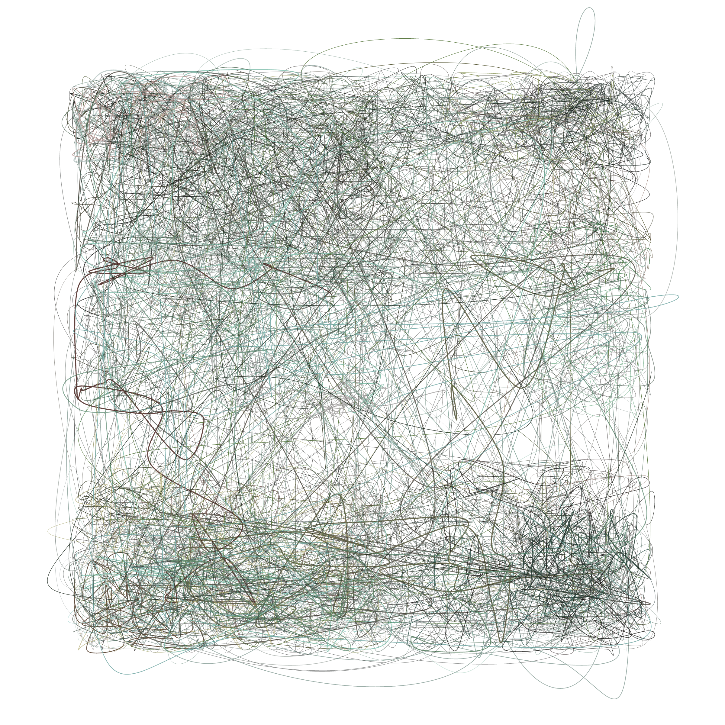 Art Blocks - Art Blocks v2 - Scribbled Boundaries #259 - NFT # 131000259