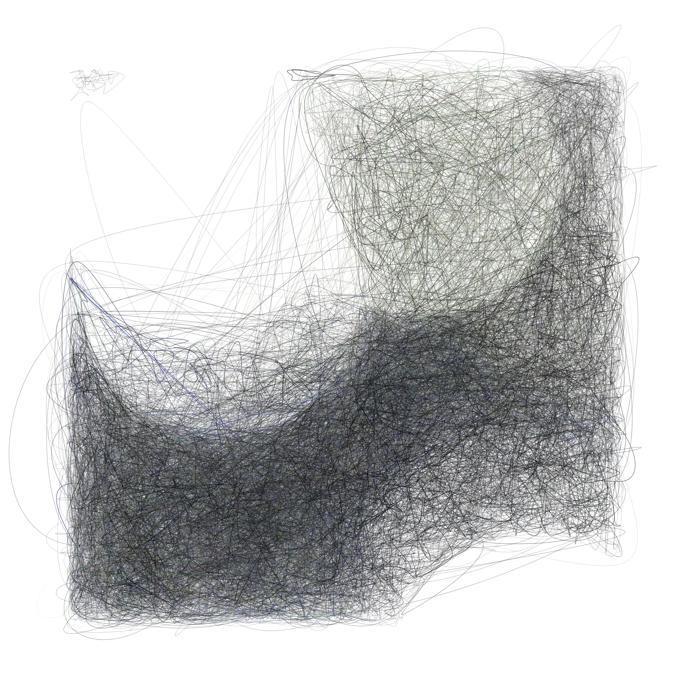 Art Blocks - Art Blocks v2 - Scribbled Boundaries #261 - NFT # 131000261