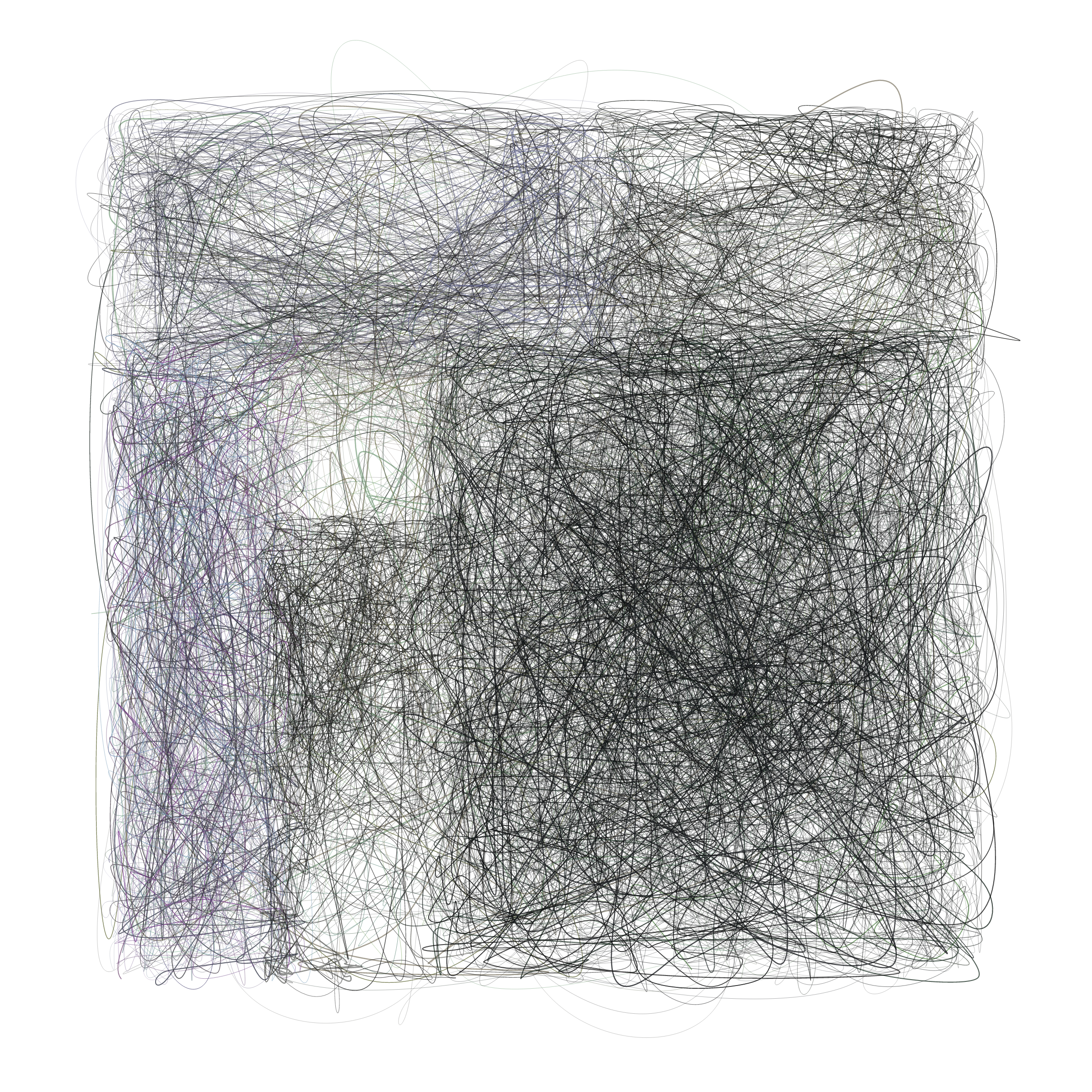 Art Blocks - Art Blocks v2 - Scribbled Boundaries #262 - NFT # 131000262