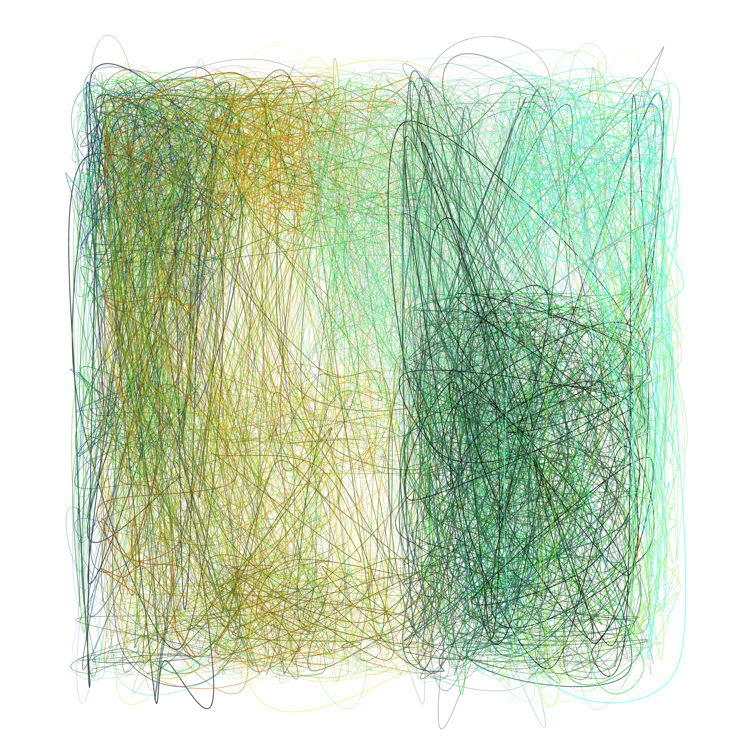 Art Blocks - Art Blocks v2 - Scribbled Boundaries #264 - NFT # 131000264