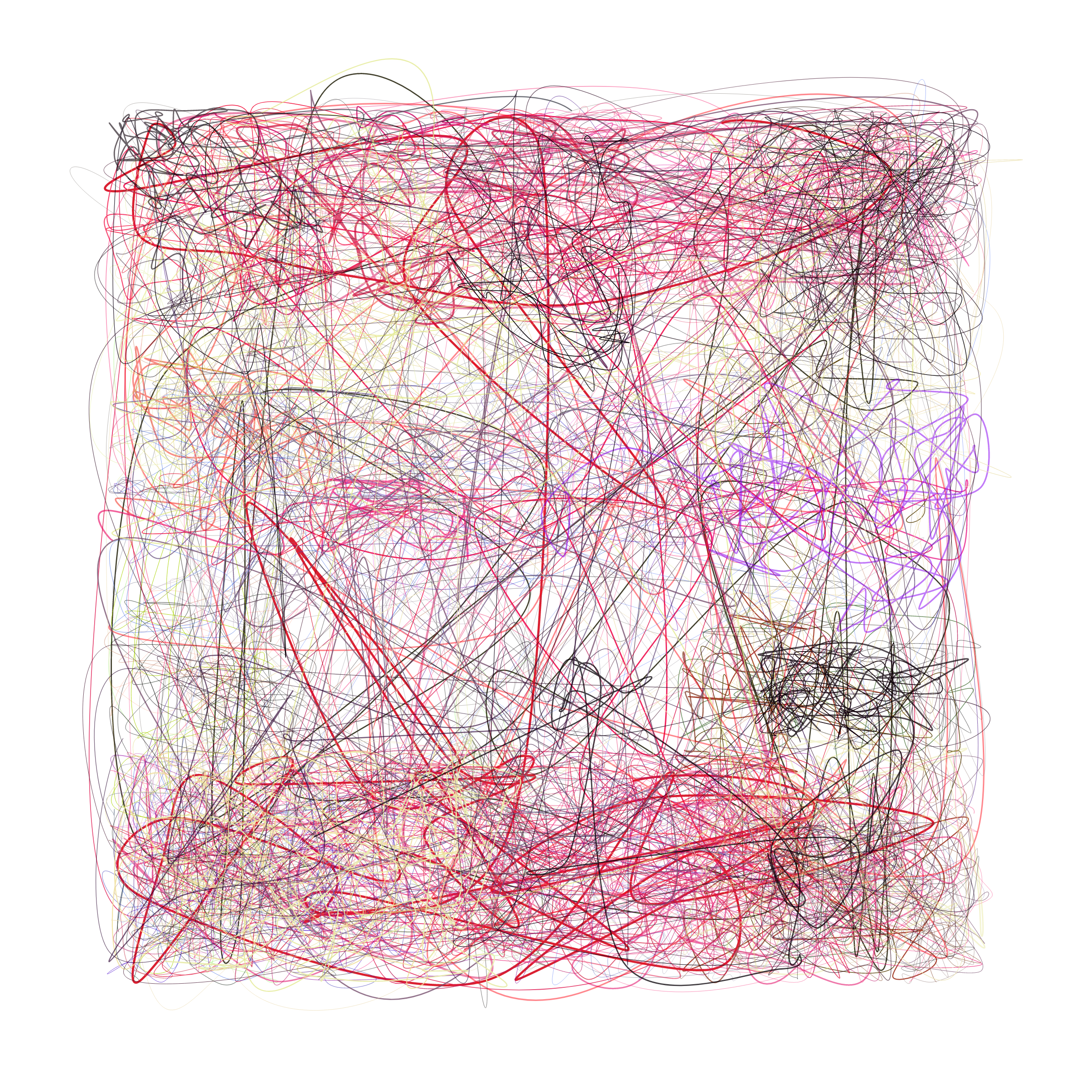 Art Blocks - Art Blocks v2 - Scribbled Boundaries #266 - NFT # 131000266