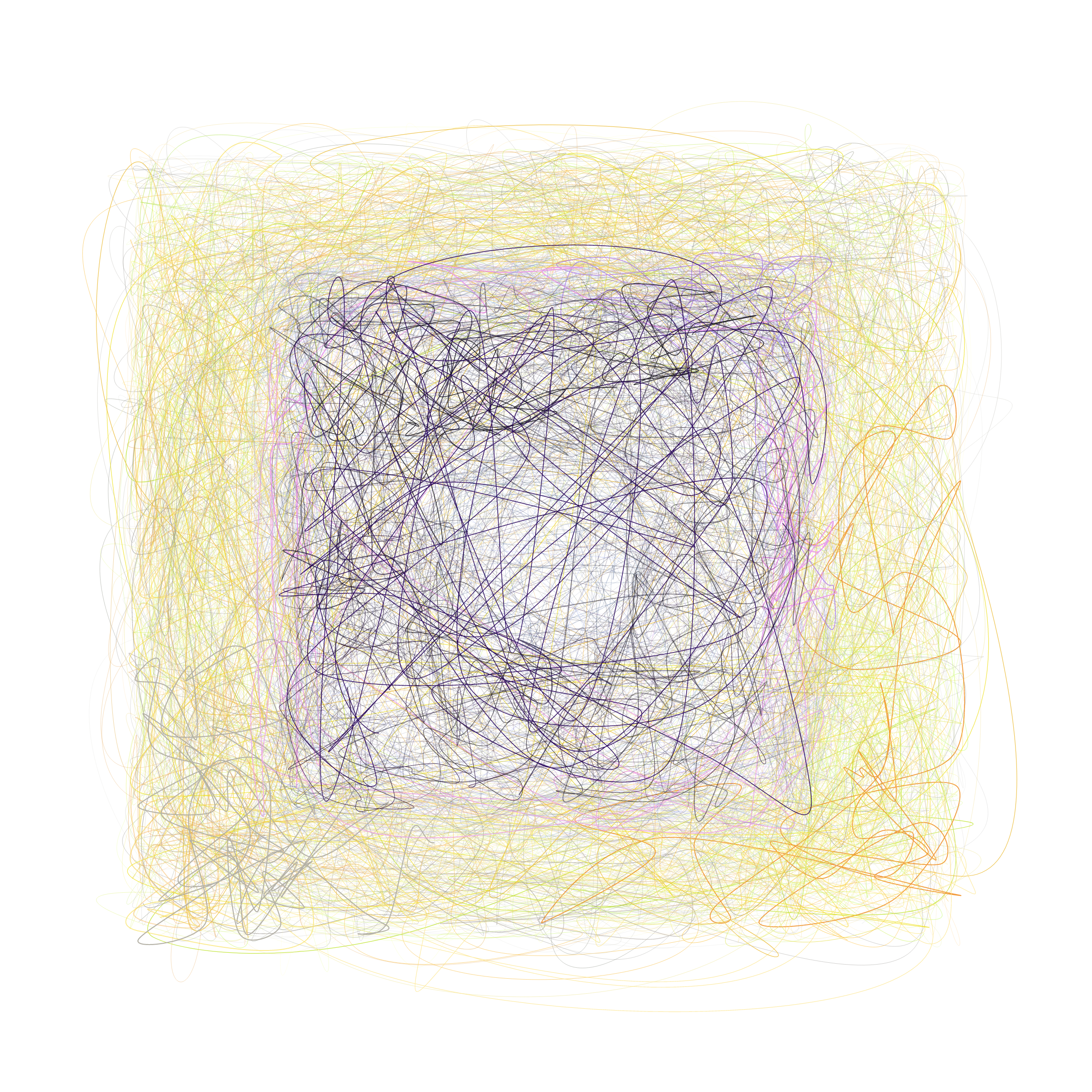 Art Blocks - Art Blocks v2 - Scribbled Boundaries #270 - NFT # 131000270