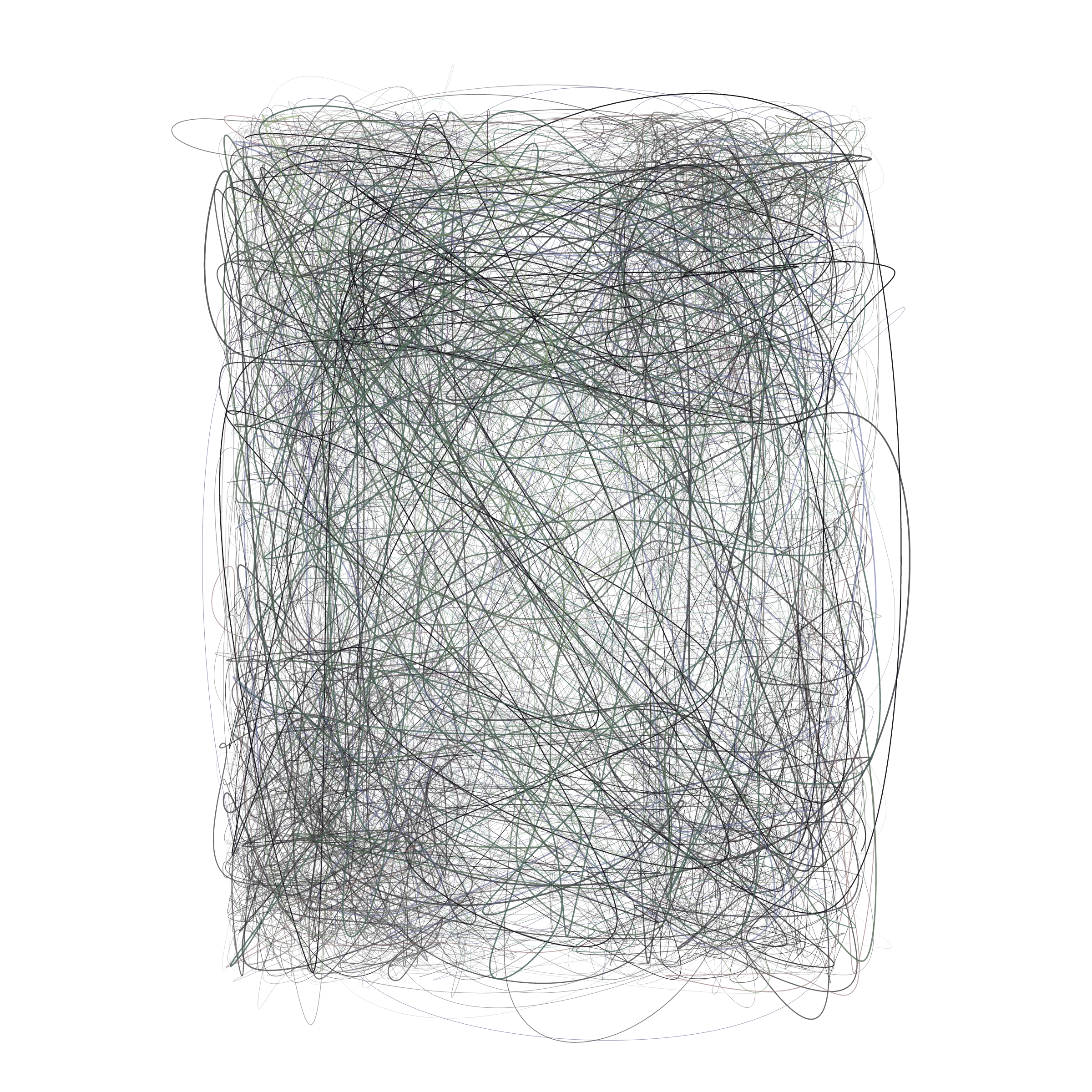 Art Blocks - Art Blocks v2 - Scribbled Boundaries #274 - NFT # 131000274