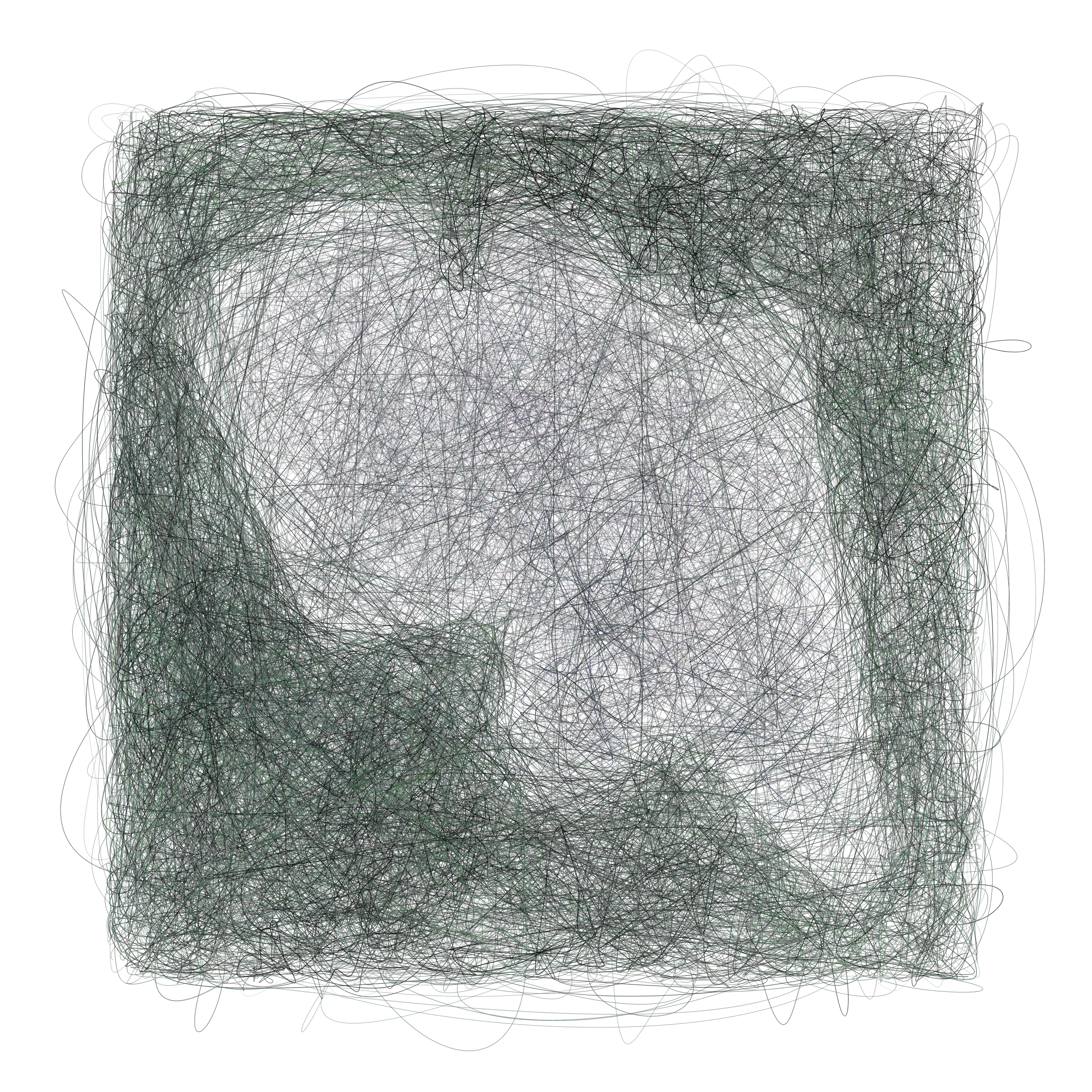 Art Blocks - Art Blocks v2 - Scribbled Boundaries #275 - NFT # 131000275