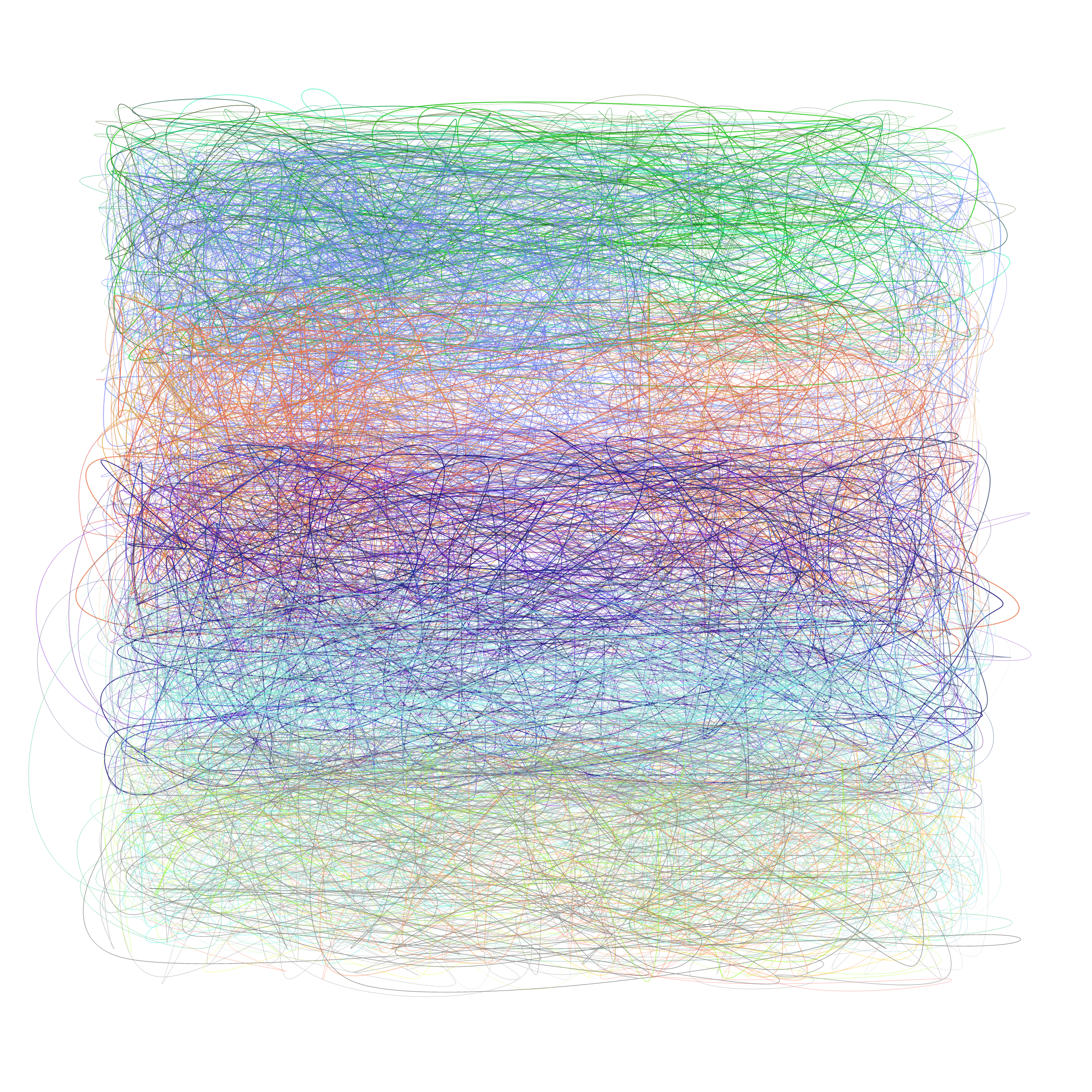 Art Blocks - Art Blocks v2 - Scribbled Boundaries #277 - NFT # 131000277