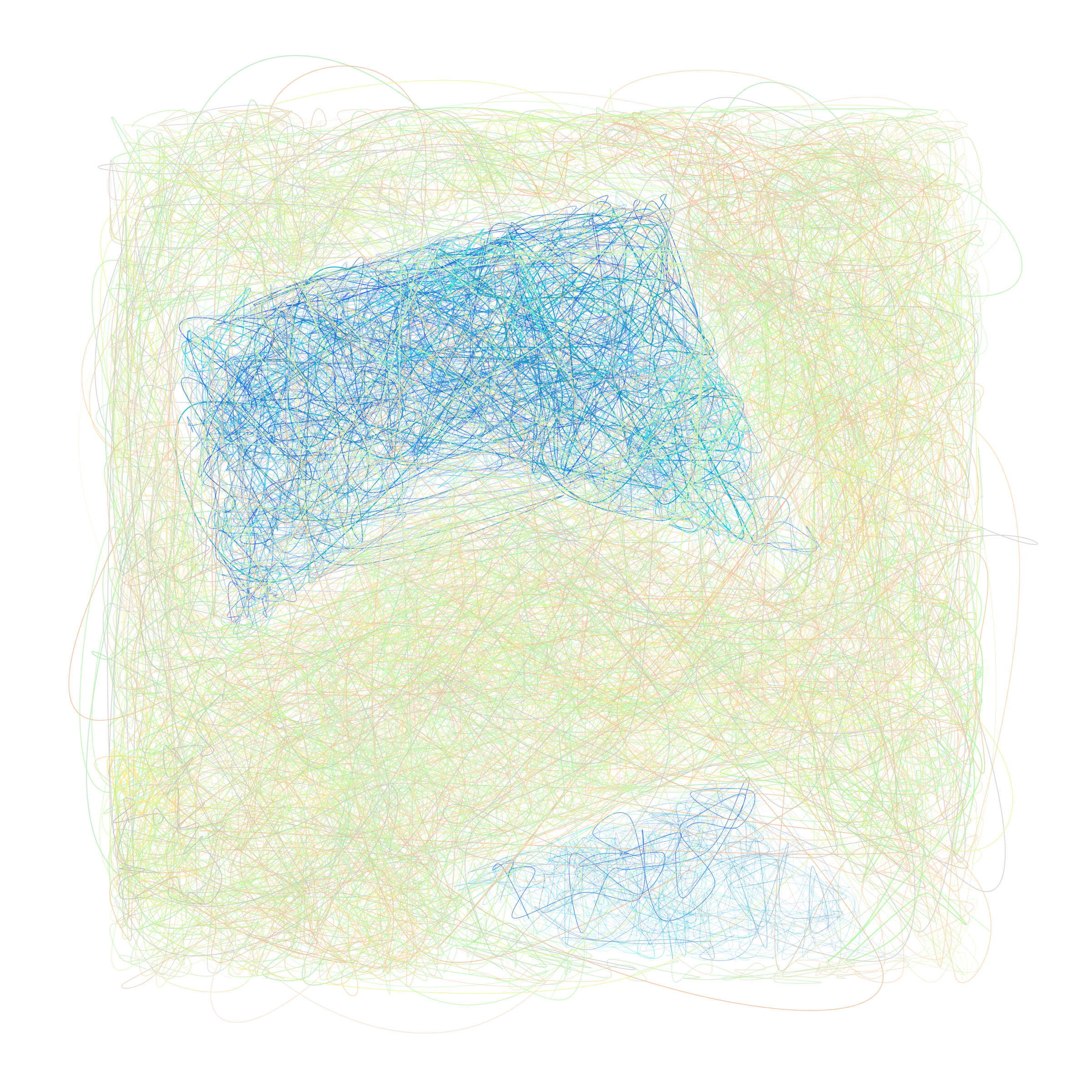 Art Blocks - Art Blocks v2 - Scribbled Boundaries #278 - NFT # 131000278