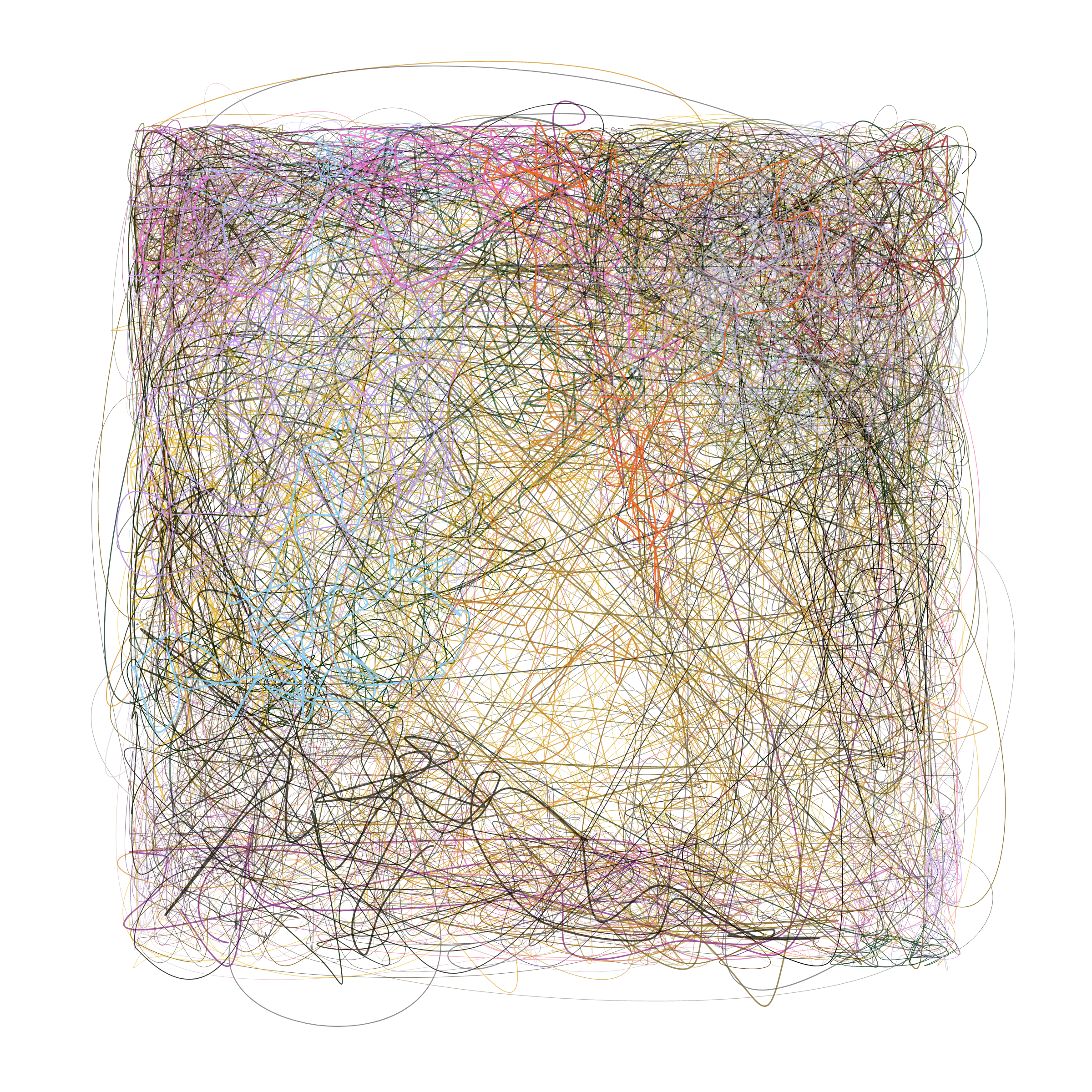 Art Blocks - Art Blocks v2 - Scribbled Boundaries #279 - NFT # 131000279