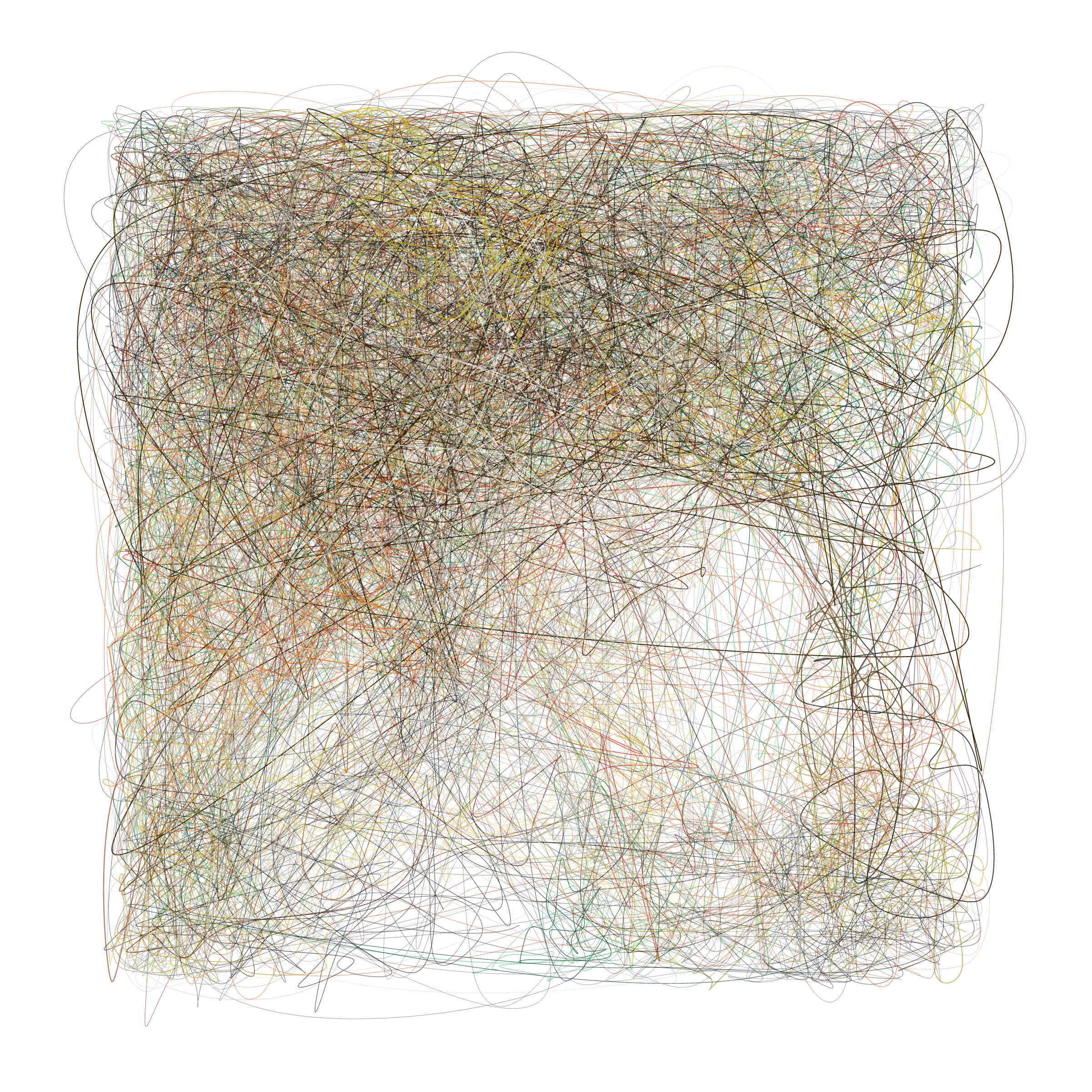 Art Blocks - Art Blocks v2 - Scribbled Boundaries #281 - NFT # 131000281