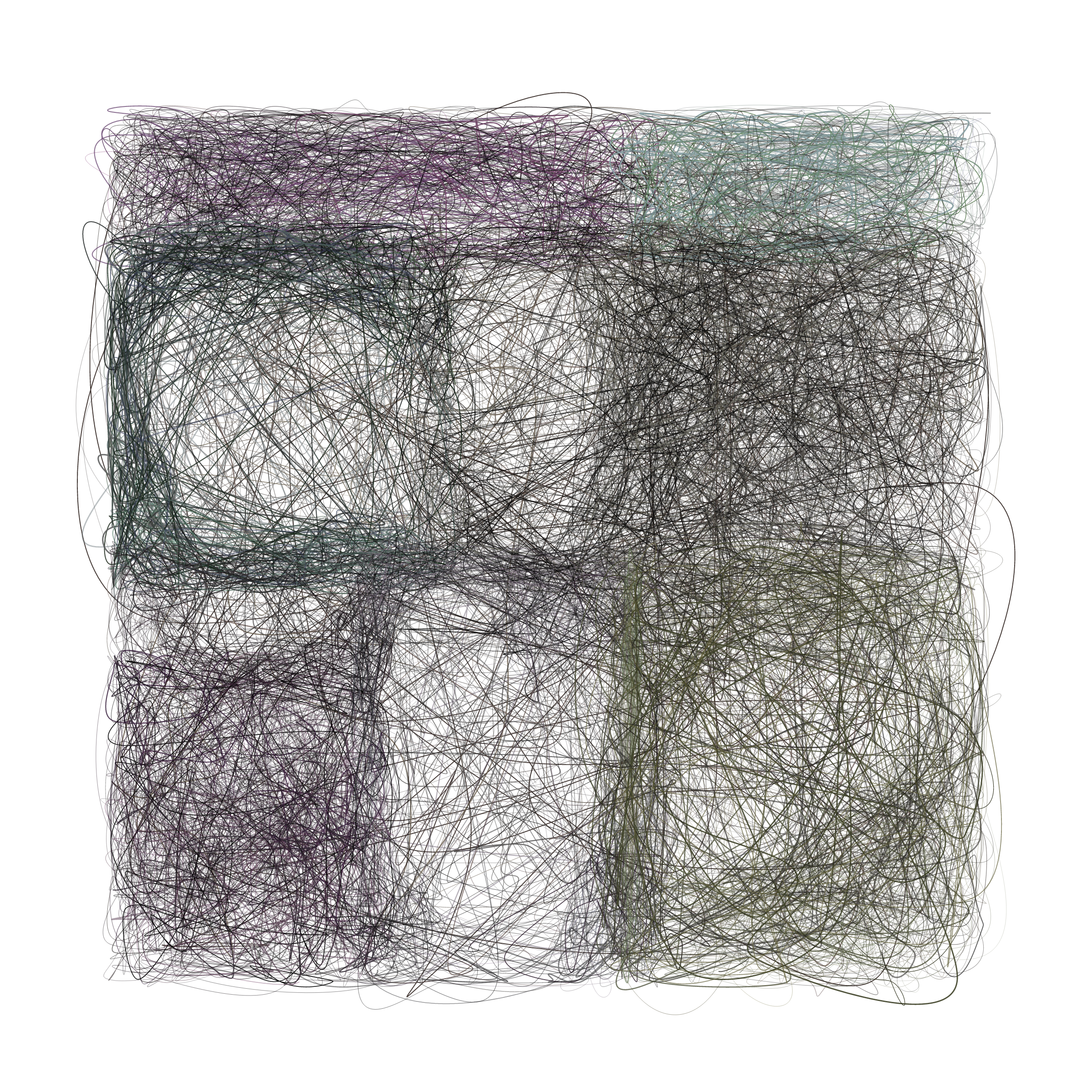 Art Blocks - Art Blocks v2 - Scribbled Boundaries #282 - NFT # 131000282