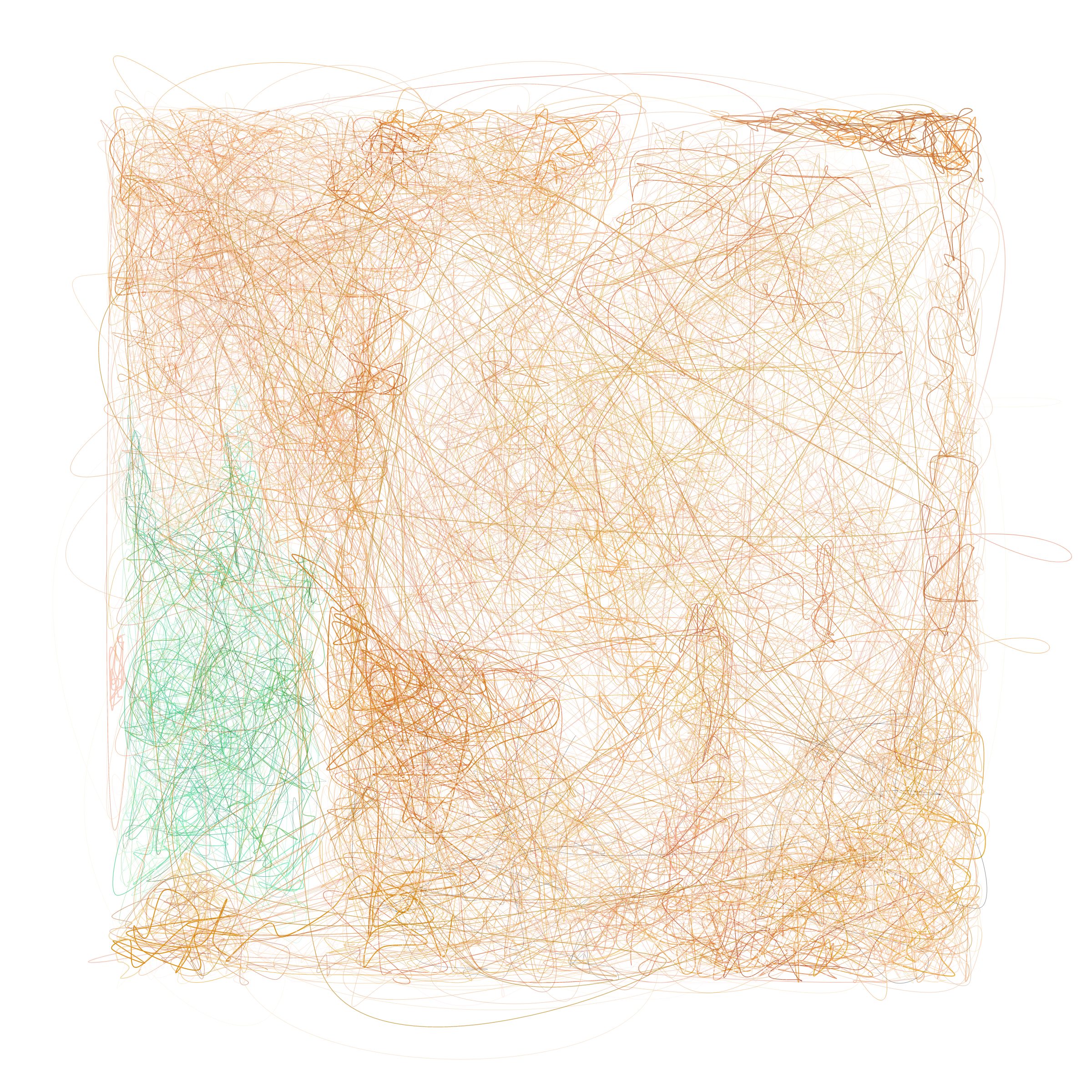 Art Blocks - Art Blocks v2 - Scribbled Boundaries #285 - NFT # 131000285