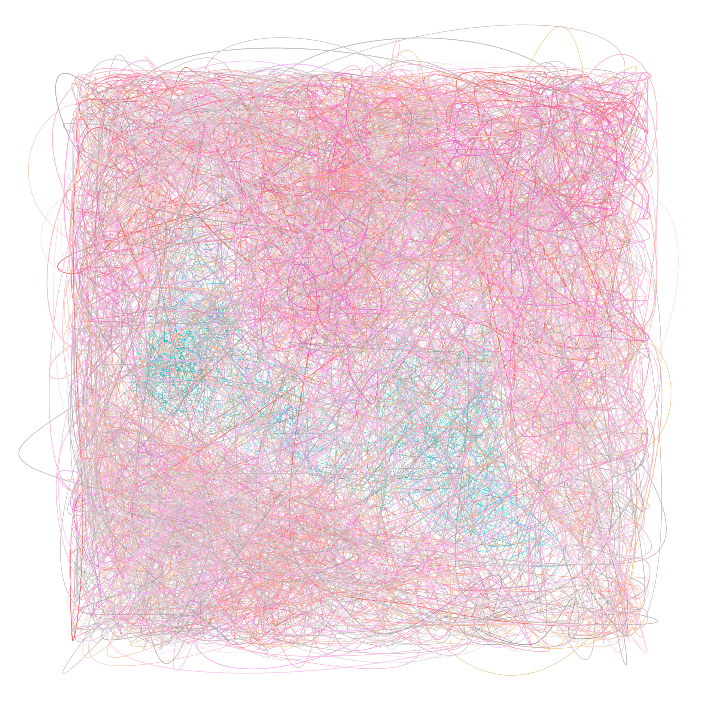 Art Blocks - Art Blocks v2 - Scribbled Boundaries #286 - NFT # 131000286