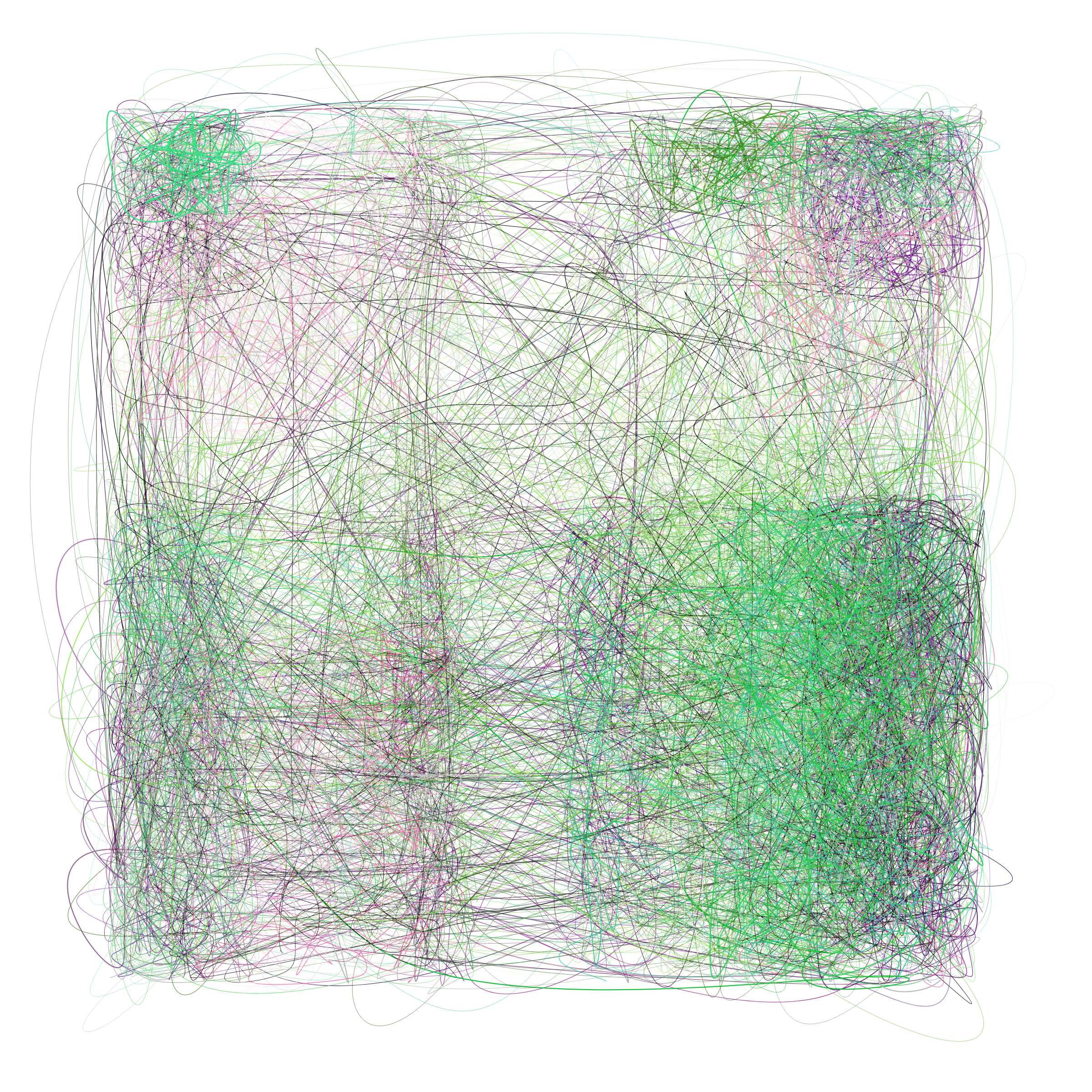 Art Blocks - Art Blocks v2 - Scribbled Boundaries #291 - NFT # 131000291