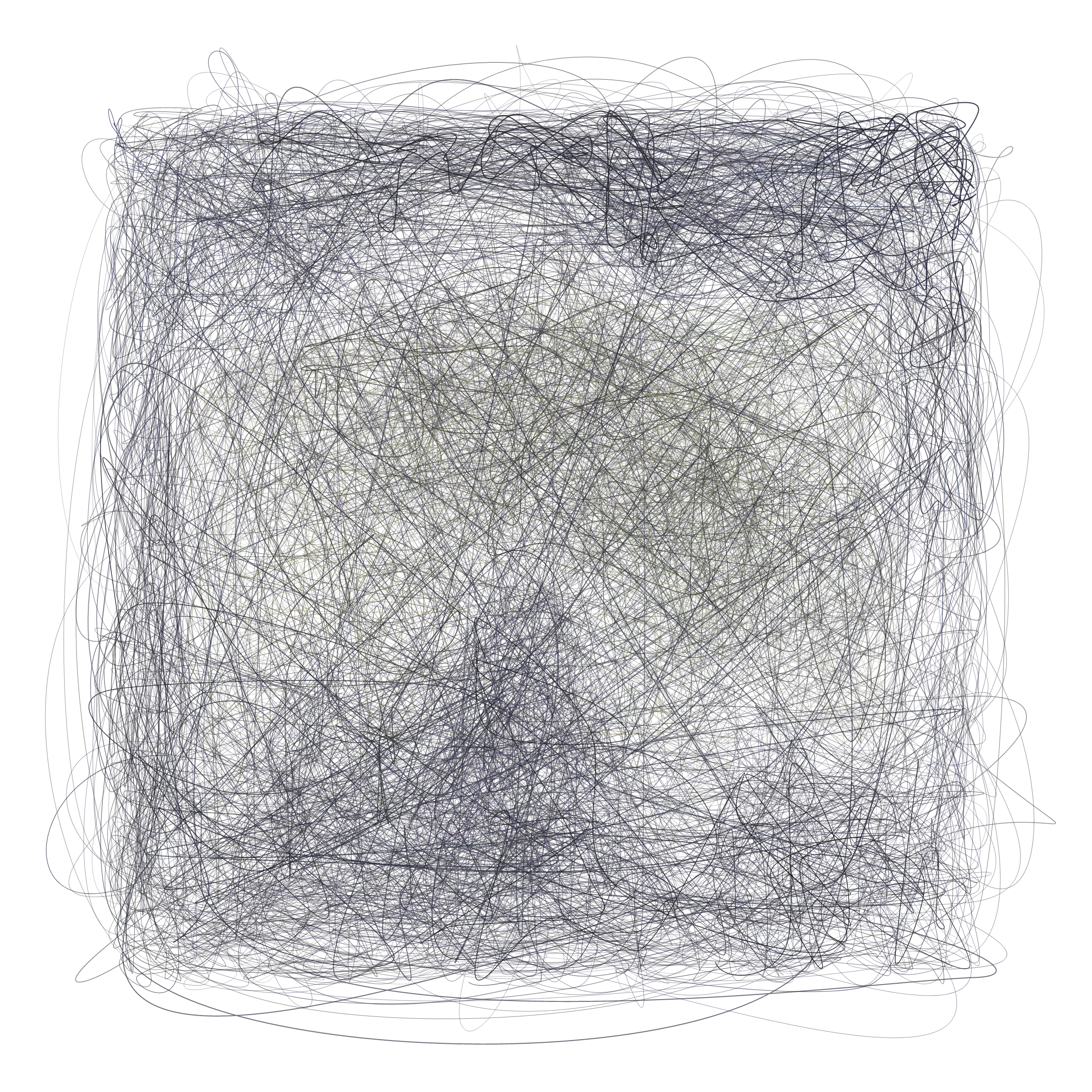 Art Blocks - Art Blocks v2 - Scribbled Boundaries #293 - NFT # 131000293