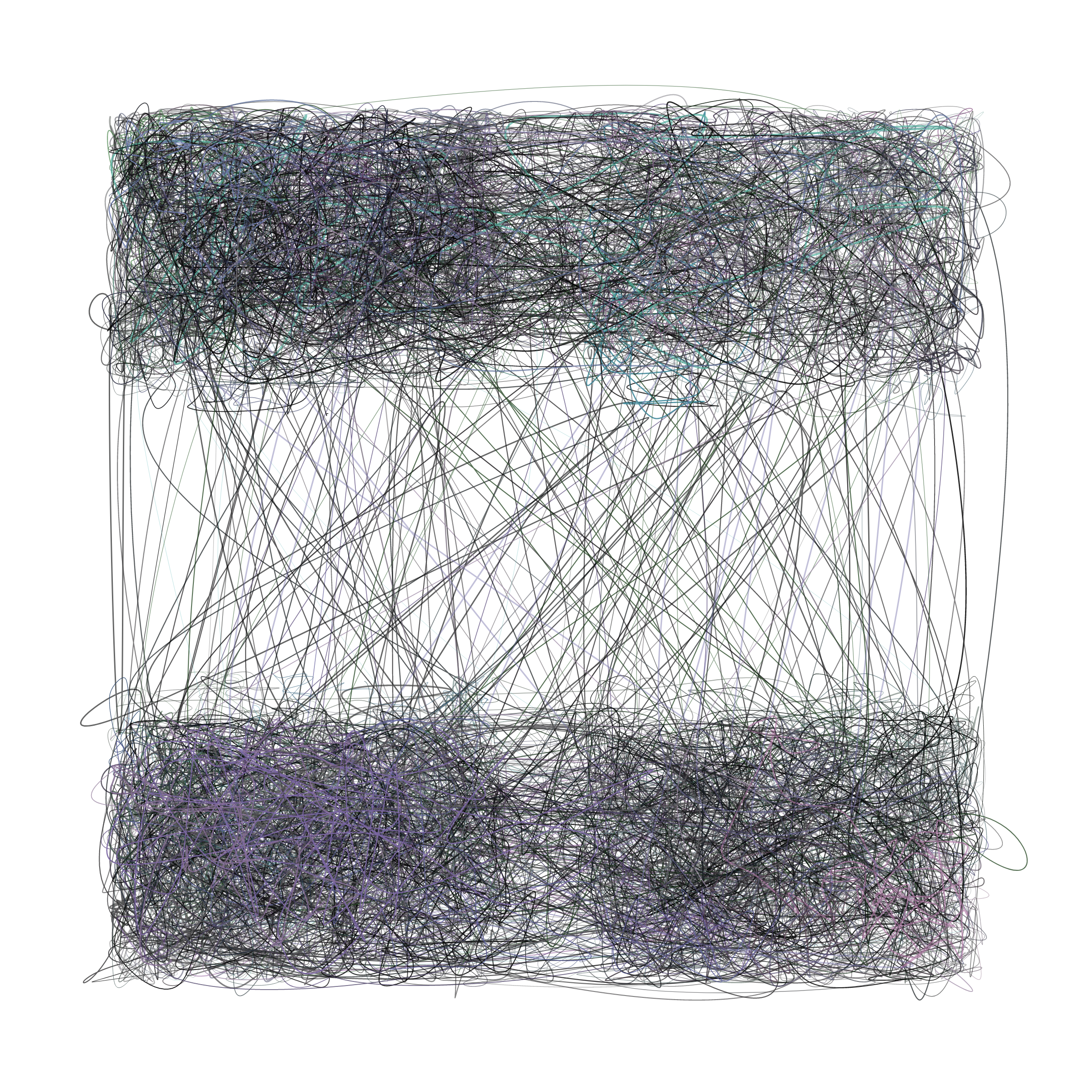 Art Blocks - Art Blocks v2 - Scribbled Boundaries #296 - NFT # 131000296