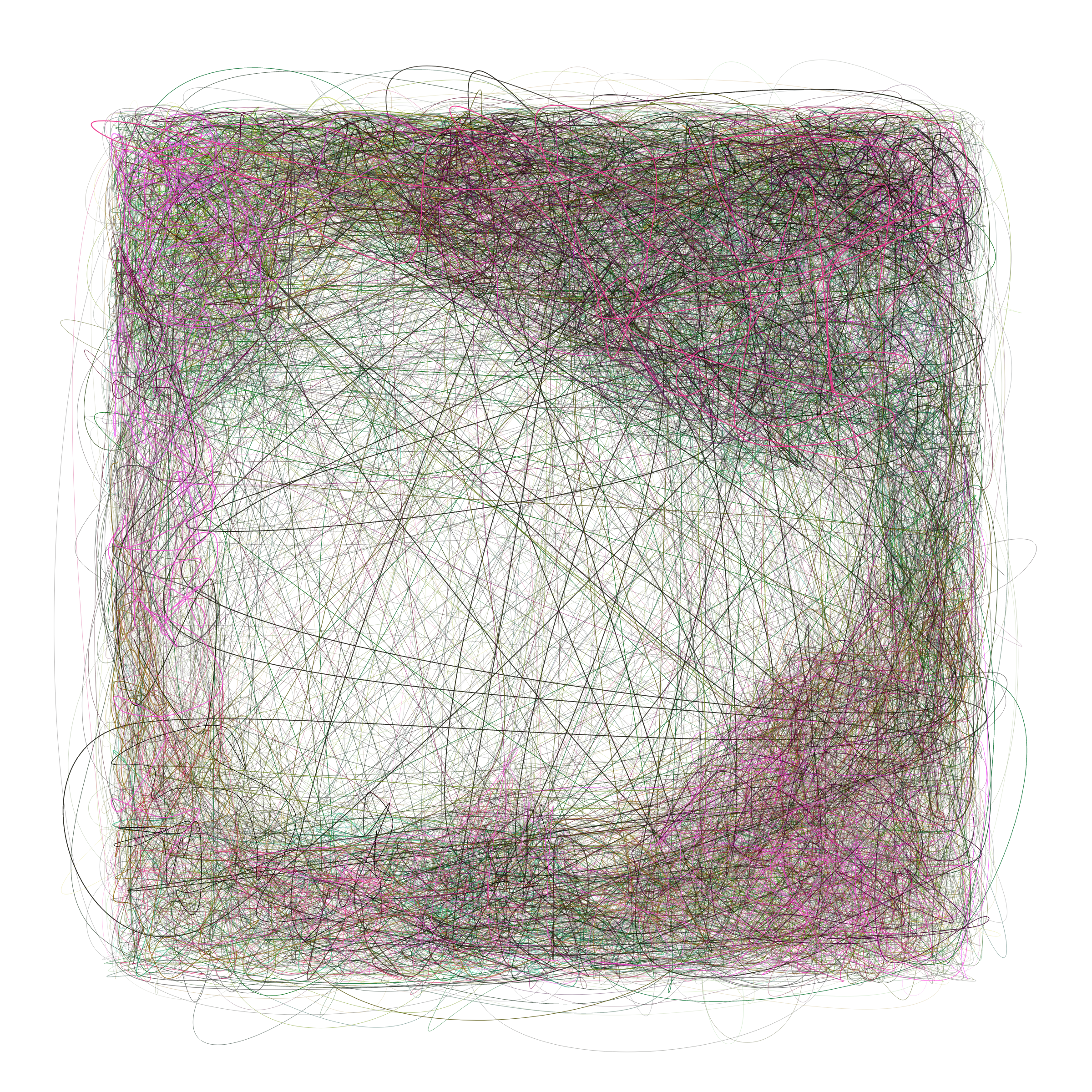 Art Blocks - Art Blocks v2 - Scribbled Boundaries #299 - NFT # 131000299