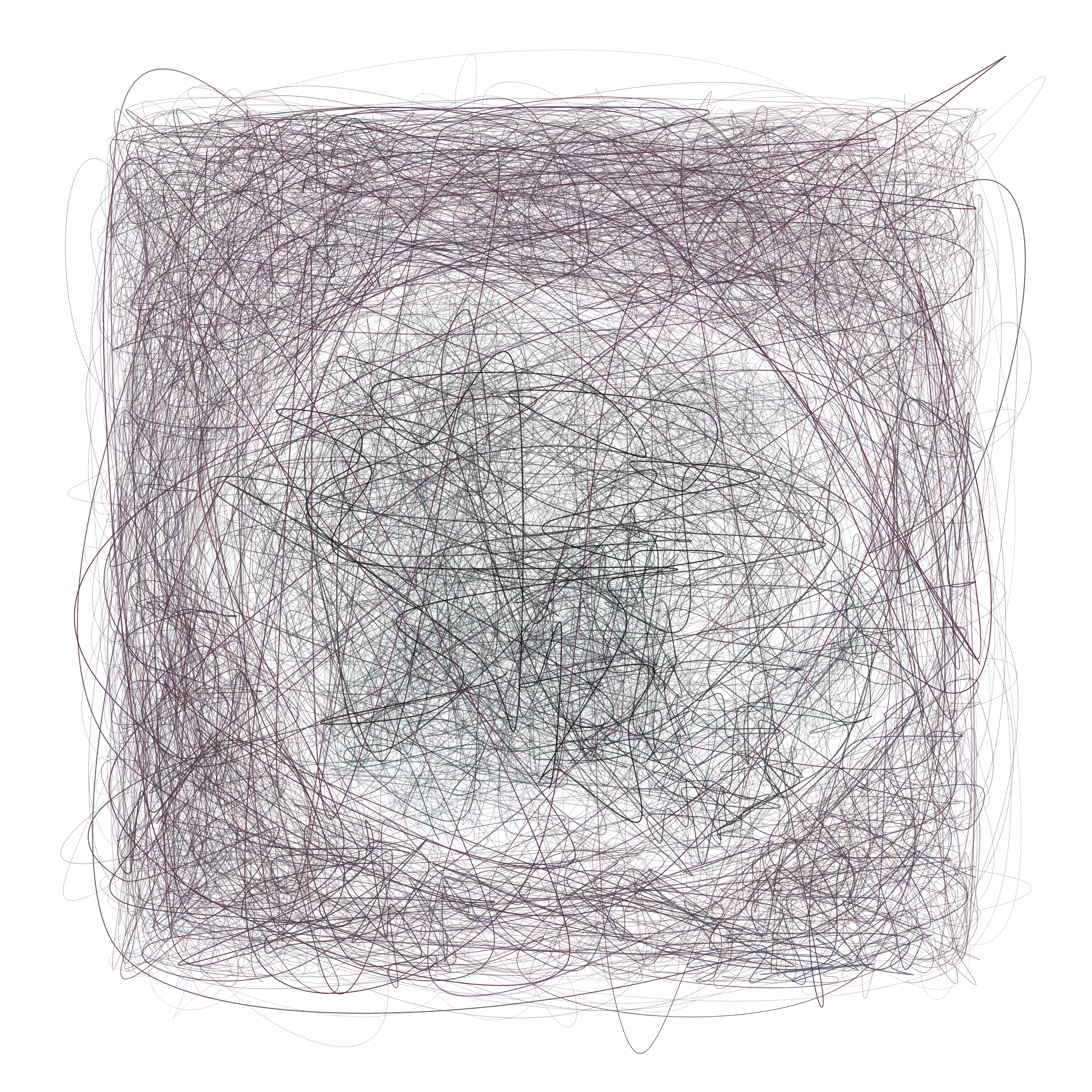 Art Blocks - Art Blocks v2 - Scribbled Boundaries #304 - NFT # 131000304