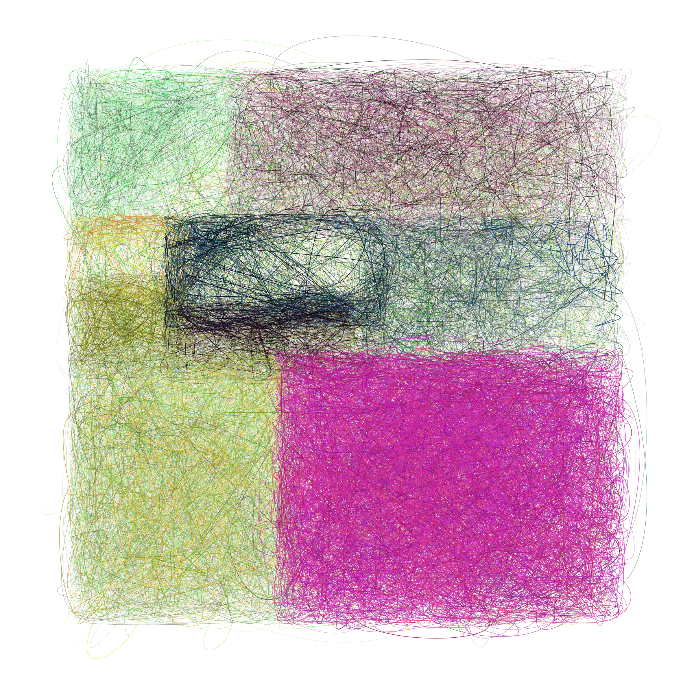 Art Blocks - Art Blocks v2 - Scribbled Boundaries #306 - NFT # 131000306