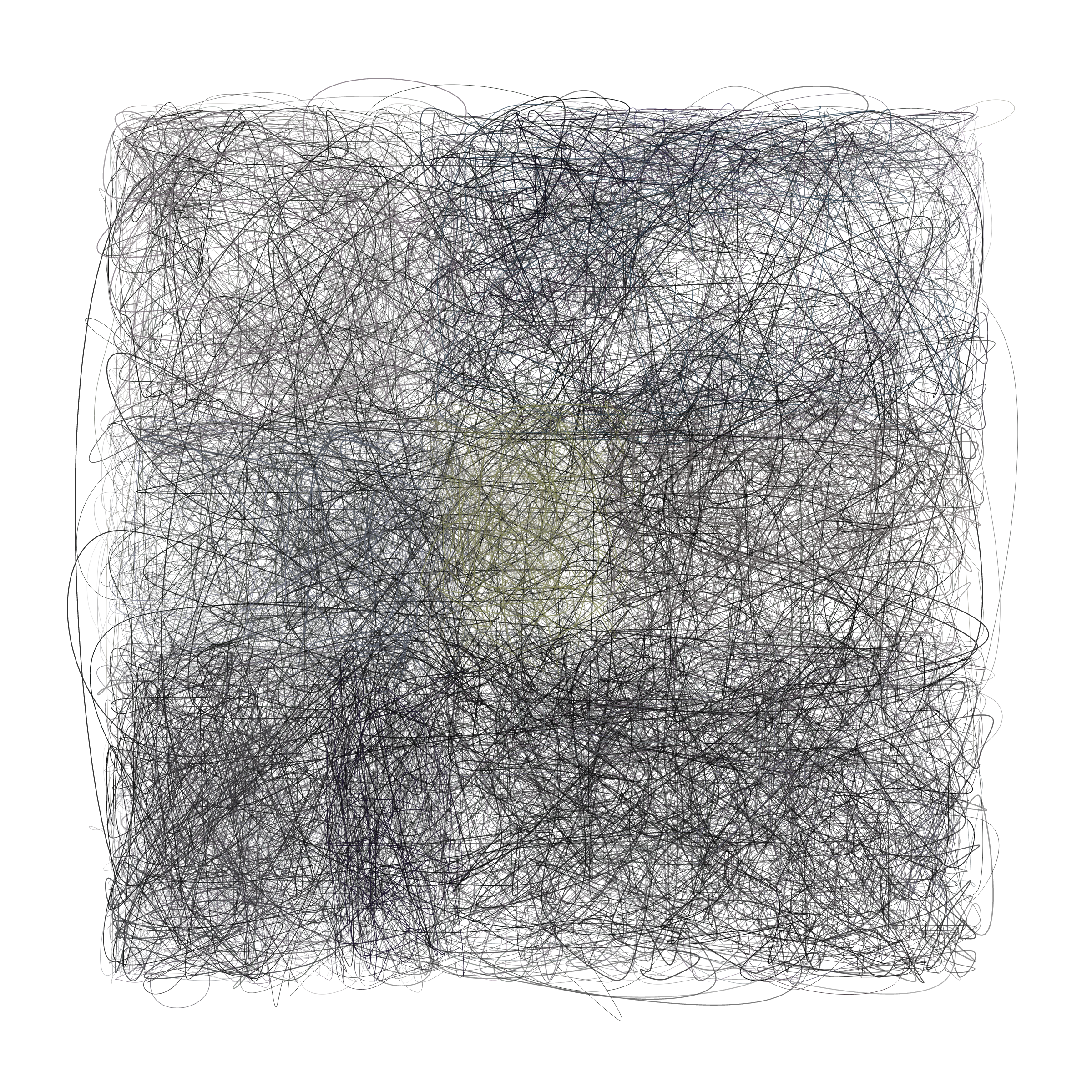 Art Blocks - Art Blocks v2 - Scribbled Boundaries #308 - NFT # 131000308