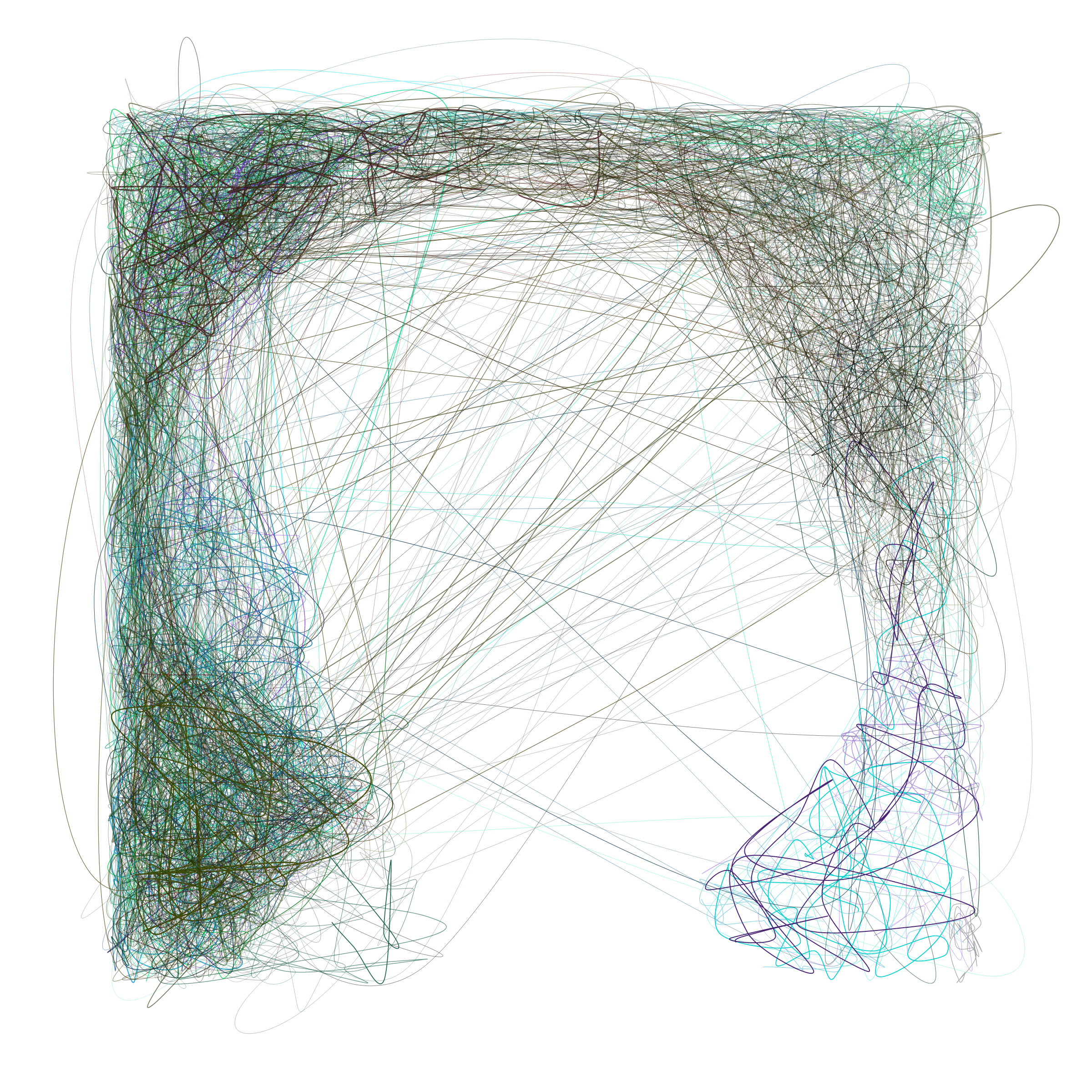 Art Blocks - Art Blocks v2 - Scribbled Boundaries #310 - NFT # 131000310