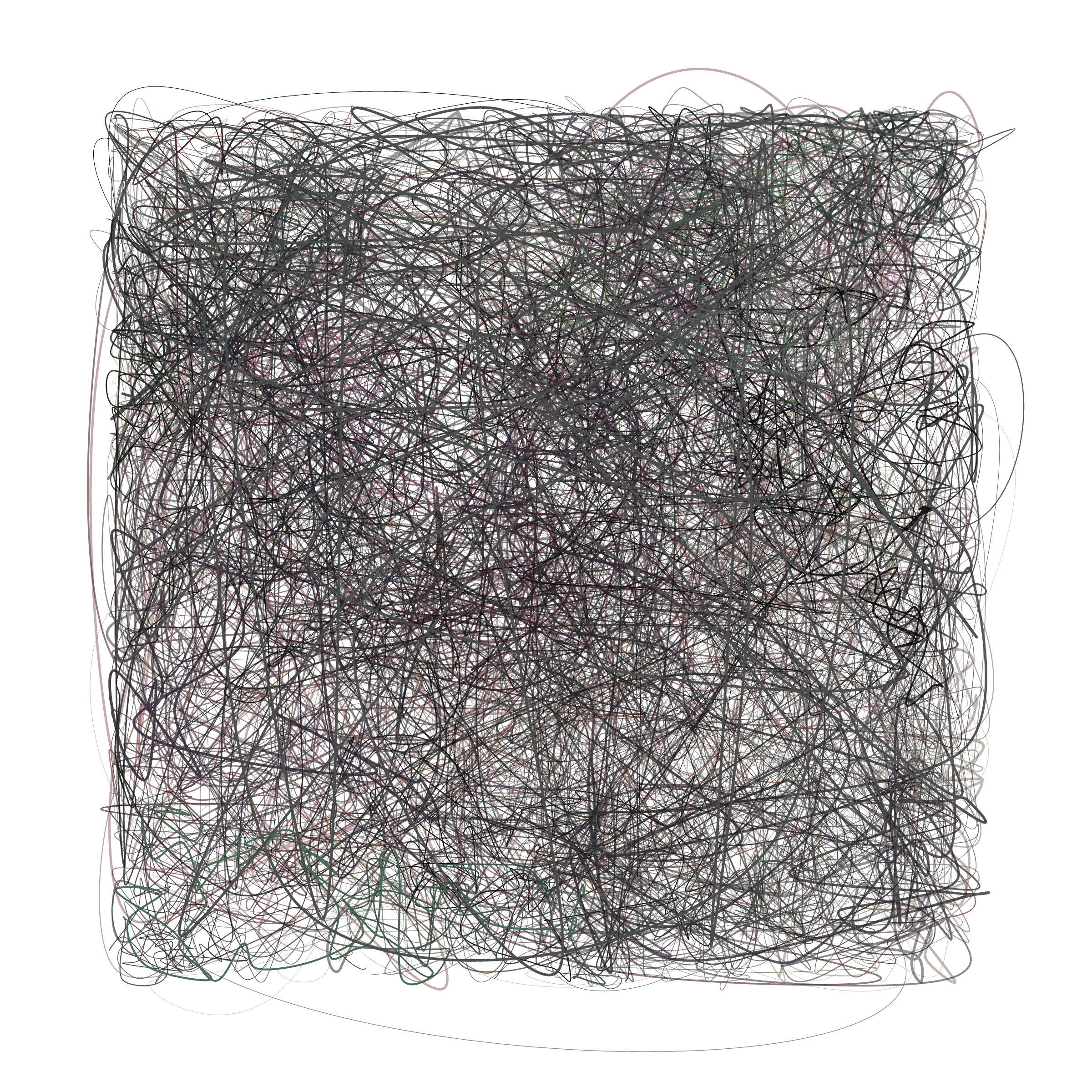 Art Blocks - Art Blocks v2 - Scribbled Boundaries #312 - NFT # 131000312