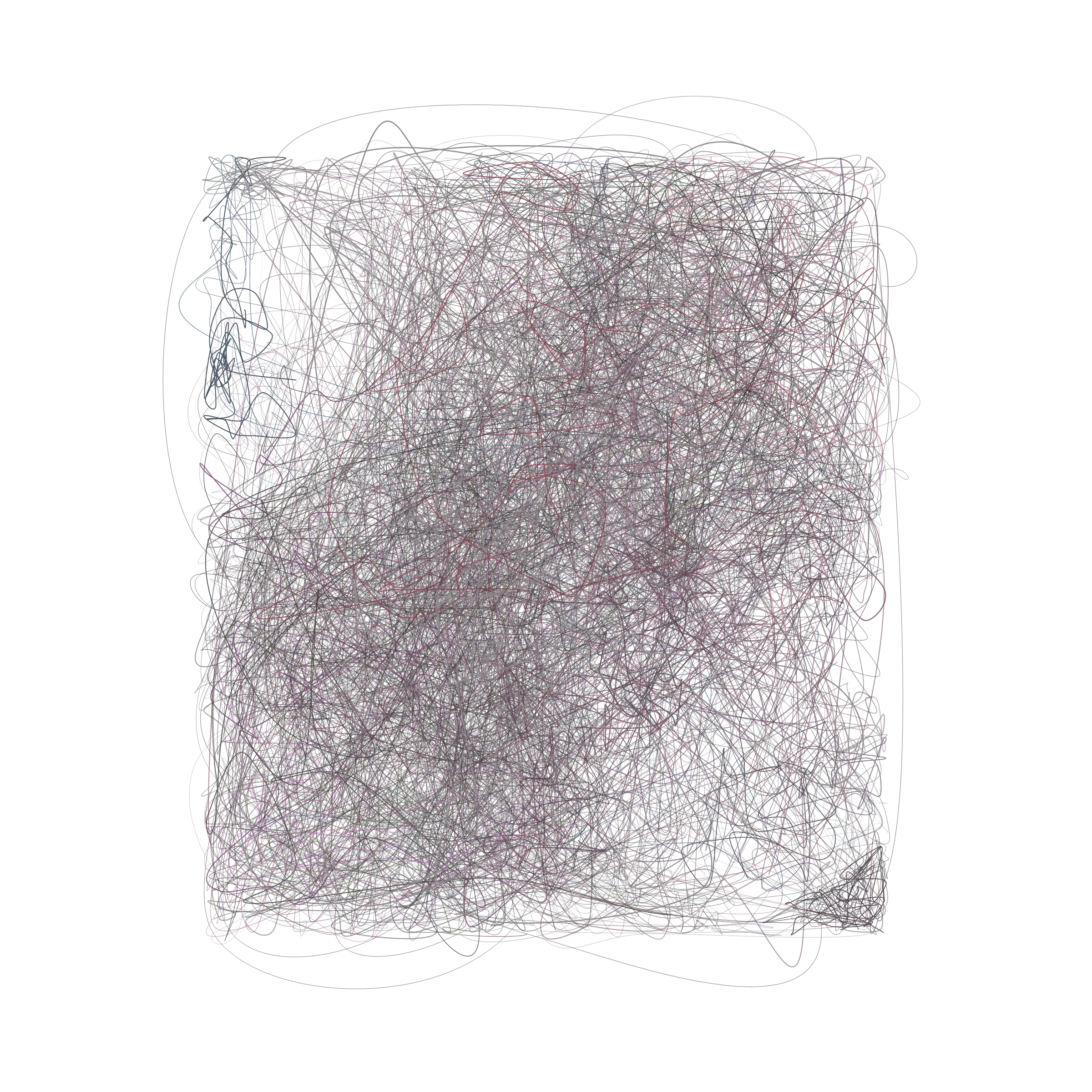 Art Blocks - Art Blocks v2 - Scribbled Boundaries #317 - NFT # 131000317