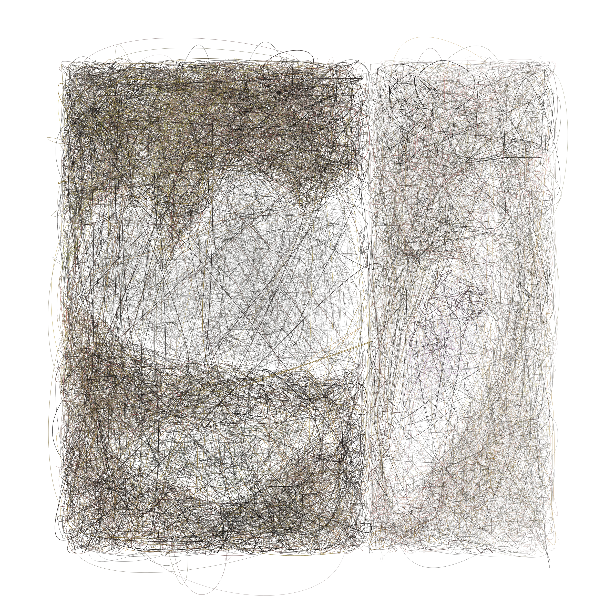 Art Blocks - Art Blocks v2 - Scribbled Boundaries #318 - NFT # 131000318