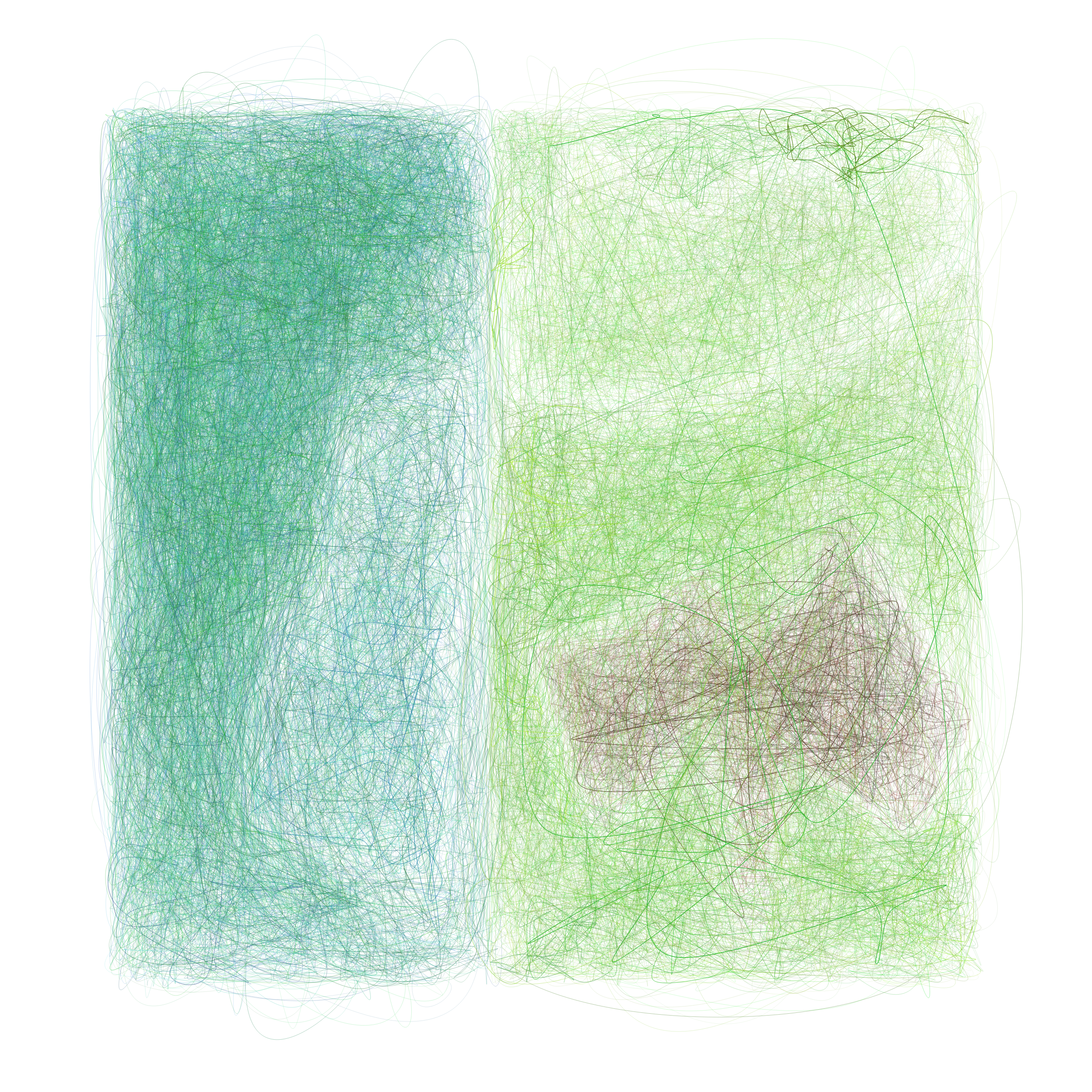 Art Blocks - Art Blocks v2 - Scribbled Boundaries #320 - NFT # 131000320