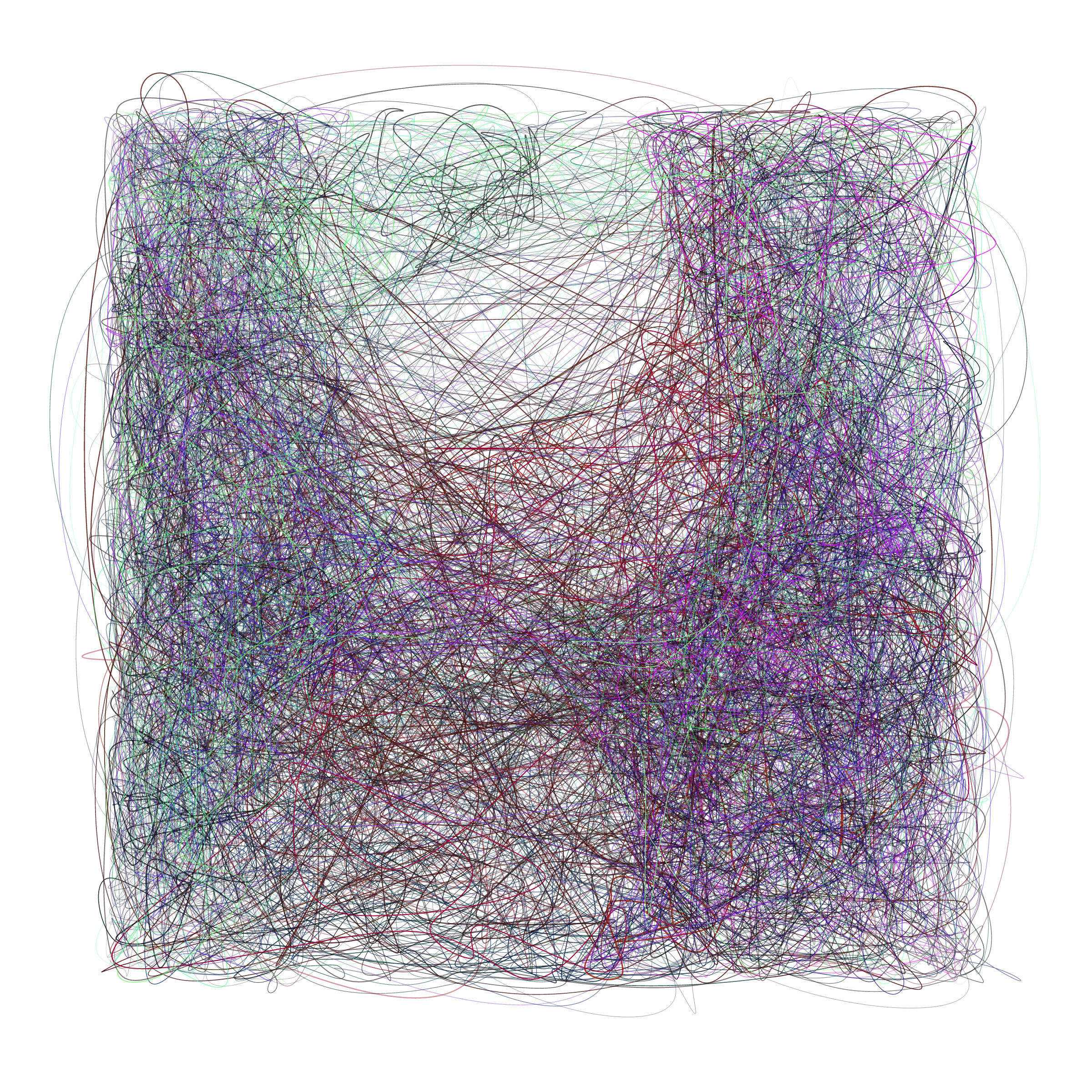 Art Blocks - Art Blocks v2 - Scribbled Boundaries #322 - NFT # 131000322