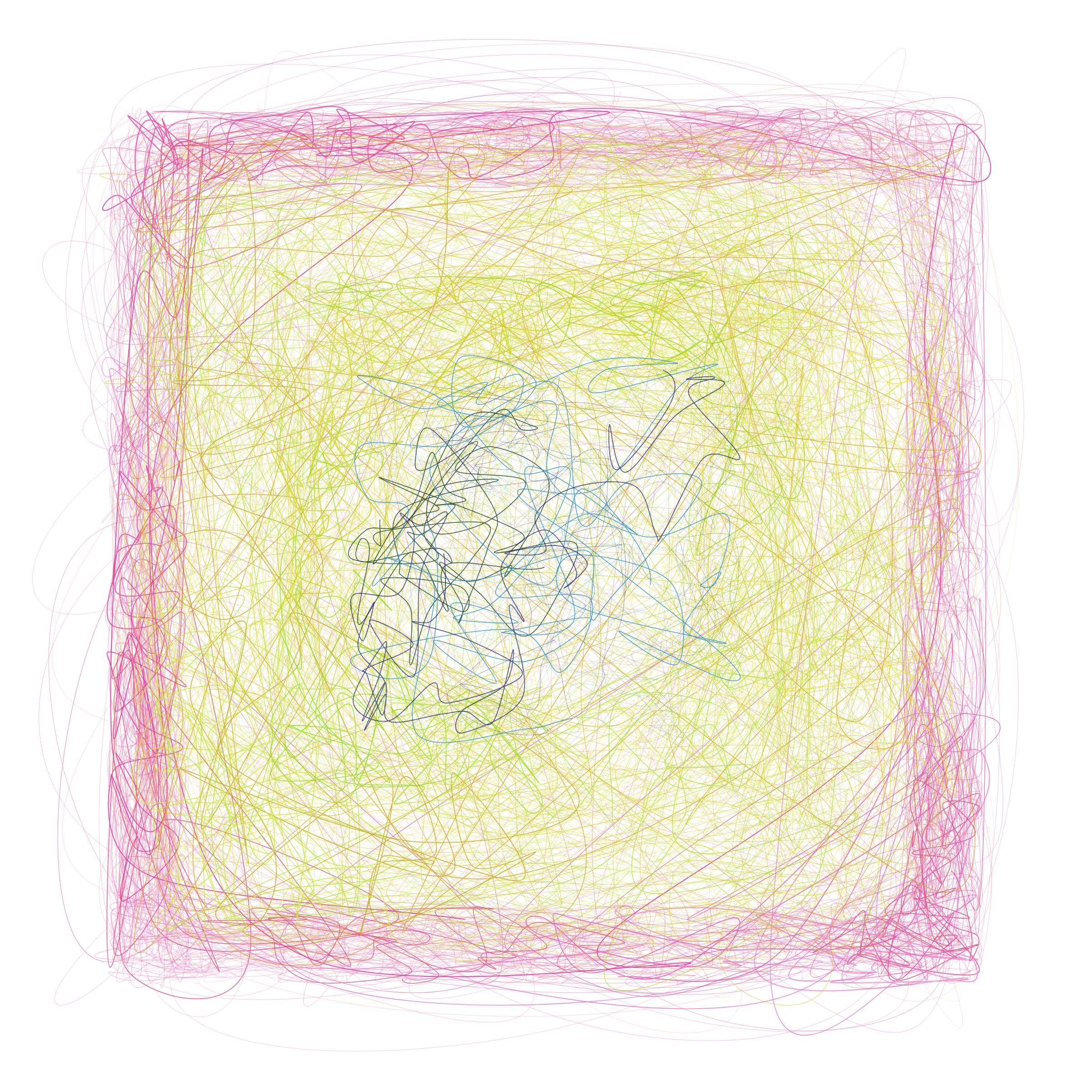 Art Blocks - Art Blocks v2 - Scribbled Boundaries #323 - NFT # 131000323