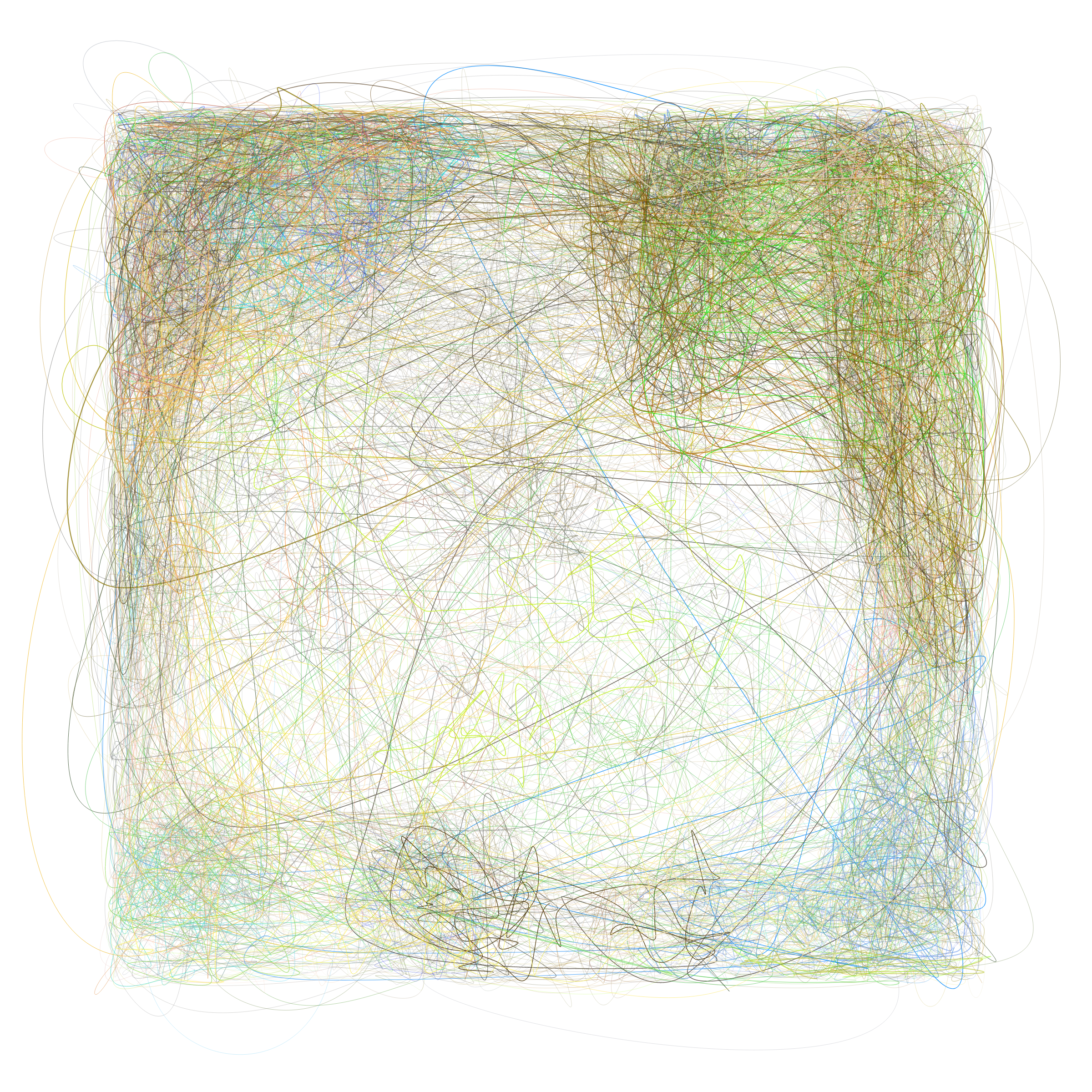 Art Blocks - Art Blocks v2 - Scribbled Boundaries #324 - NFT # 131000324